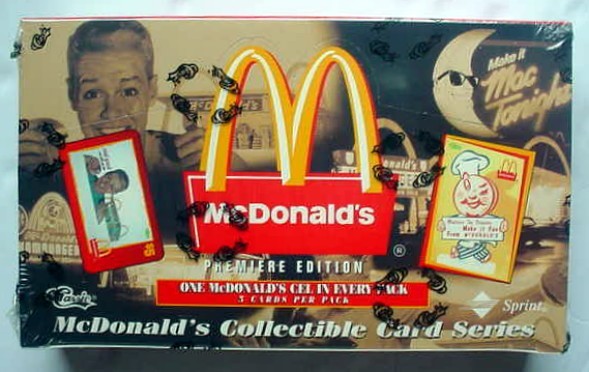 1996 Classic McDonalds Premier Edition Collectible Card Sealed Box 24 Packs 1996 Classic McDonalds Premier Edition Collectible Card Sealed Box 24 Packs