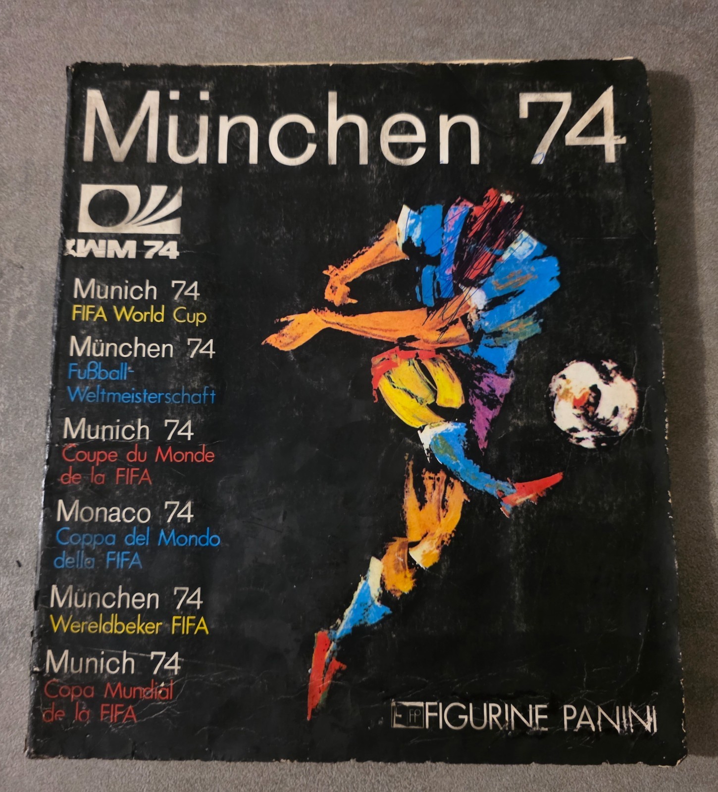 Panini Monaco 74 Footballers Figure Album - Munchen 74 Original Complete Panini Monaco 74 Footballers Figure Album - Munchen 74 Original Complete