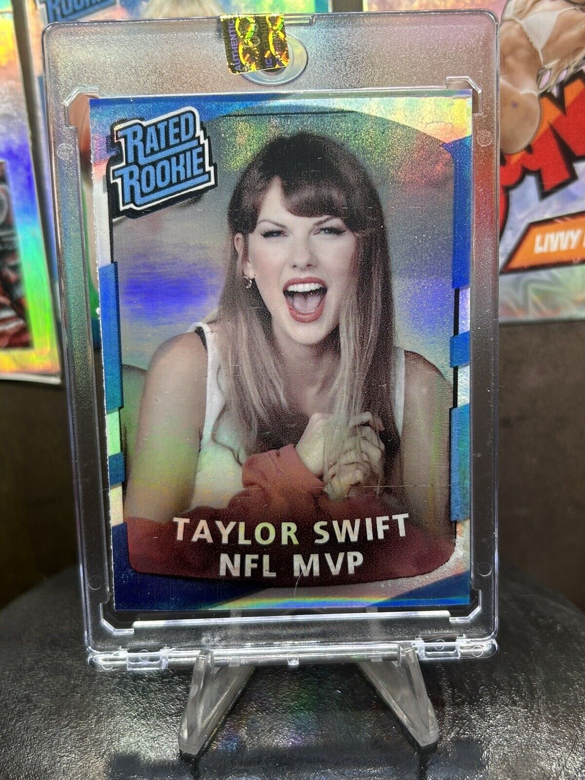 🔥✨ RATED ROOKIE PARODY: Taylor Swift MVP Refractor Card (2023 -photo Variant