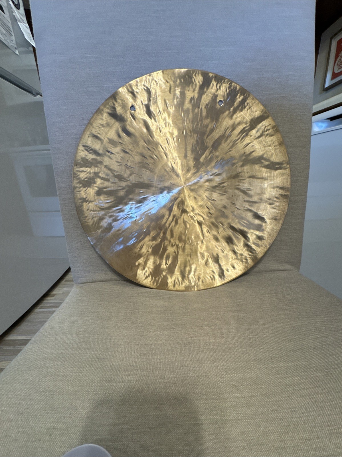 Authentic Chinese Wind Gong (Feng Gong) - Hand-Hammered Brass Authentic Chinese Wind Gong (Feng Gong) - Hand-Hammered Brass