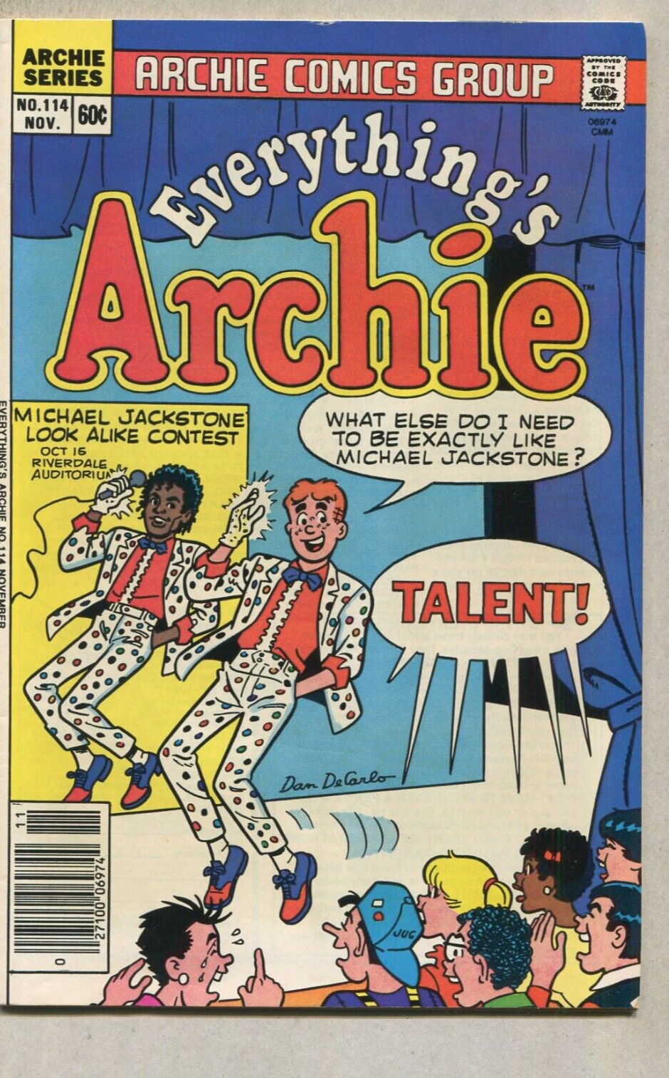 Everything\'s Archie # 114 FN Michael Jackson     Archie Series CBX7