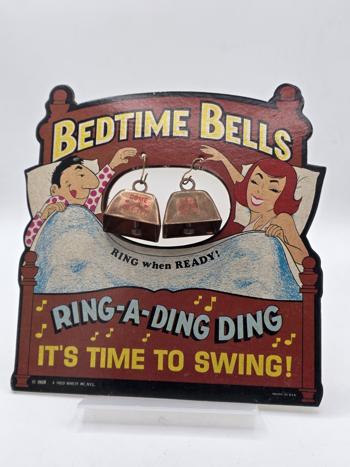 Vintage 1968 Bedtime Bells Ring a Ding Ding Swing Ring When Ready Vintage 1968 Bedtime Bells Ring a Ding Ding Swing Ring When Ready