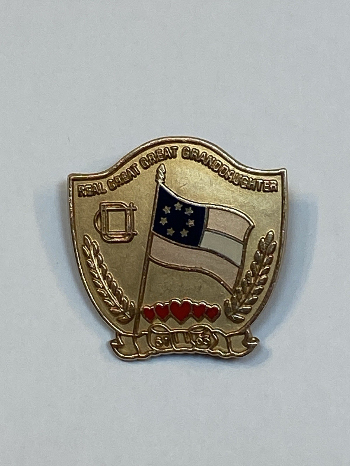 UDC United Daughters of the Confederacy Pin Gold Filled Real 2nd Great Grand GF UDC United Daughters of the Confederacy Pin Gold Filled Real 2nd Great Grand GF