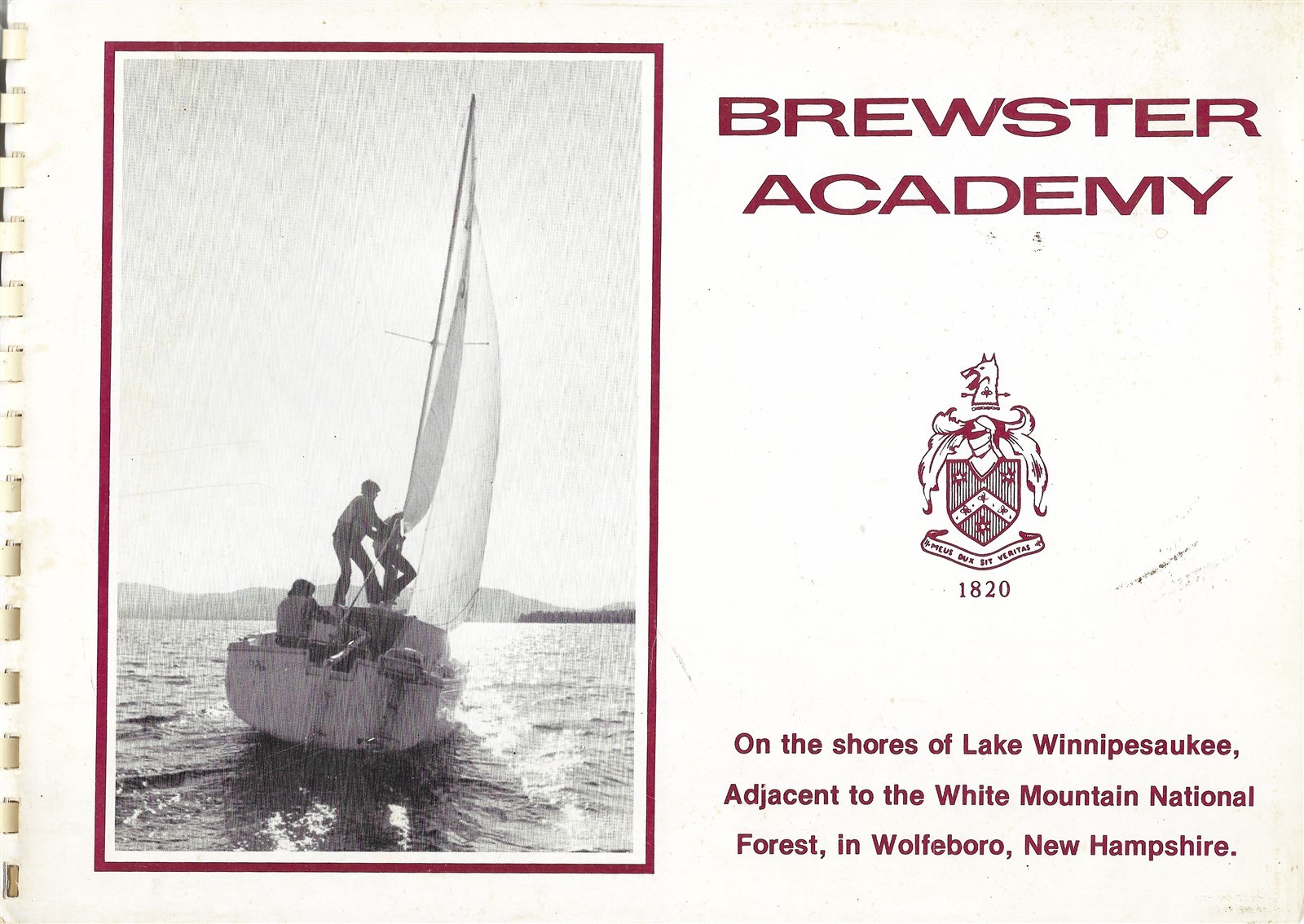Wolfeboro New Hampshire Brewster Academy On Lake Winnipesaukee Catalog 1975-1976 Wolfeboro New Hampshire Brewster Academy On Lake Winnipesaukee Catalog 1975-1976