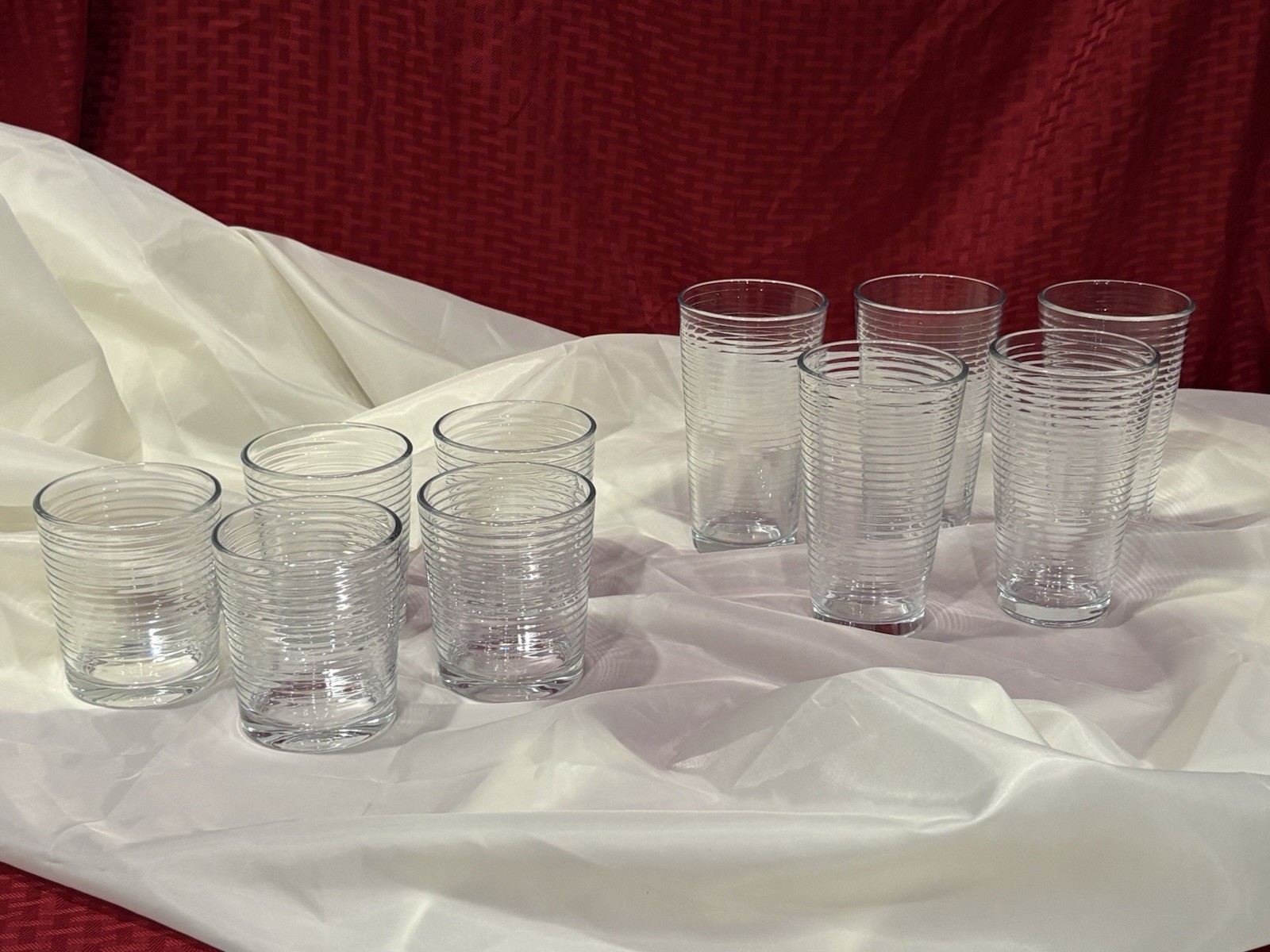 Ten (10) Doro by Pasabahce Clear Glass Tumblers/Double Old Fashioned Glasses Ten (10) Doro by Pasabahce Clear Glass Tumblers/Double Old Fashioned Glasses