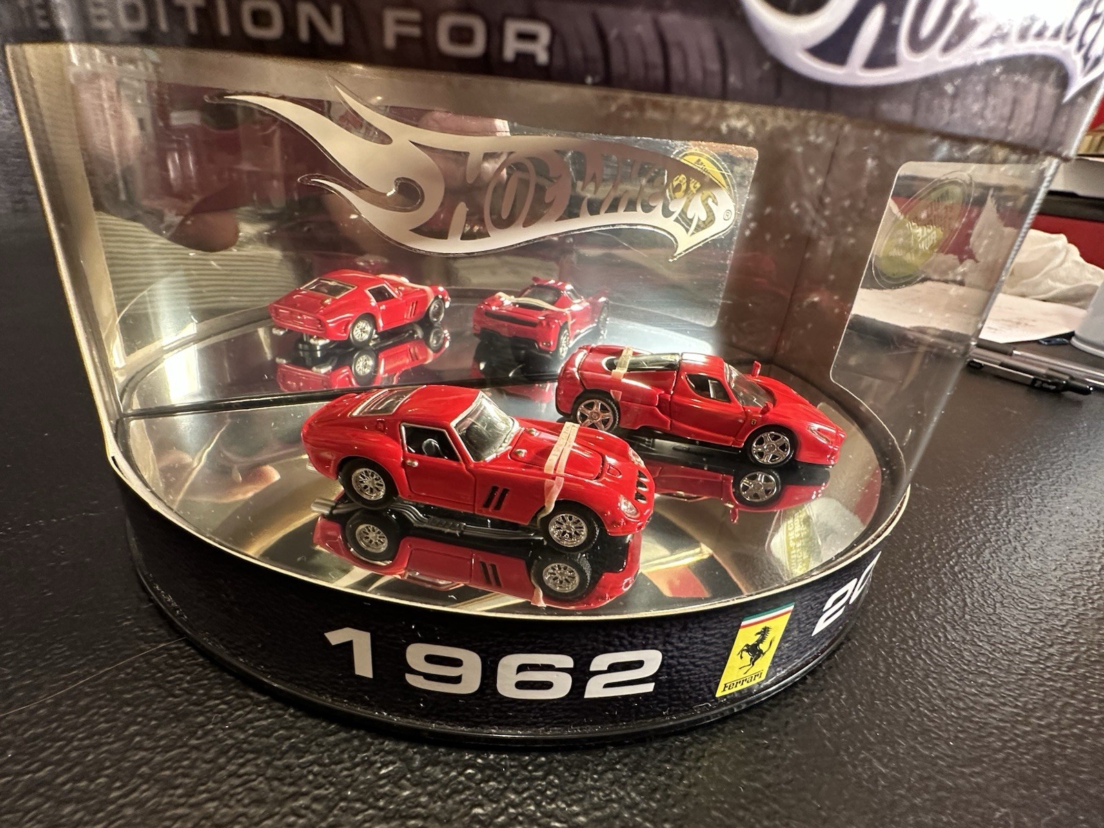 Hot Wheels Ferrari 250Gto & Enzo 1/64 Scale Set of 2 - Limited NIB Sealed Hot Wheels Ferrari 250Gto & Enzo 1/64 Scale Set of 2 - Limited NIB Sealed