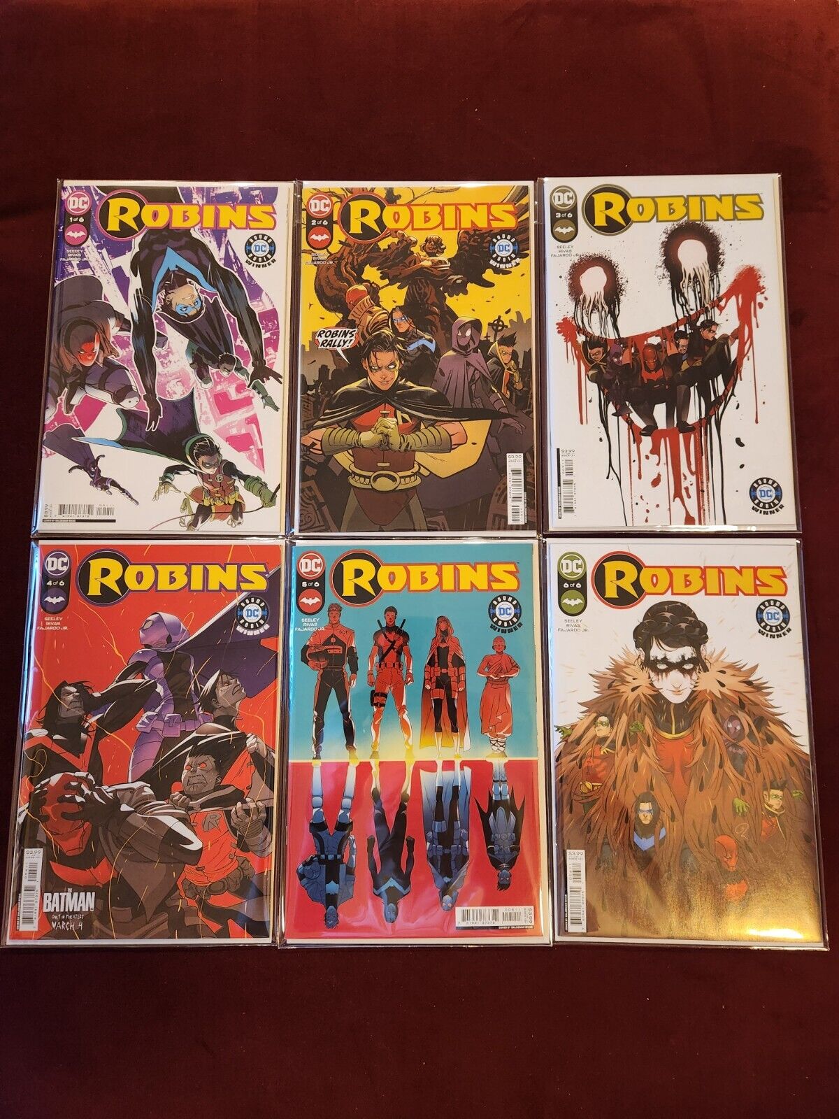 Robins #1-6 (2022) Complete Set Nightwing Red Hood Drake 1st App. of Jenny Wren