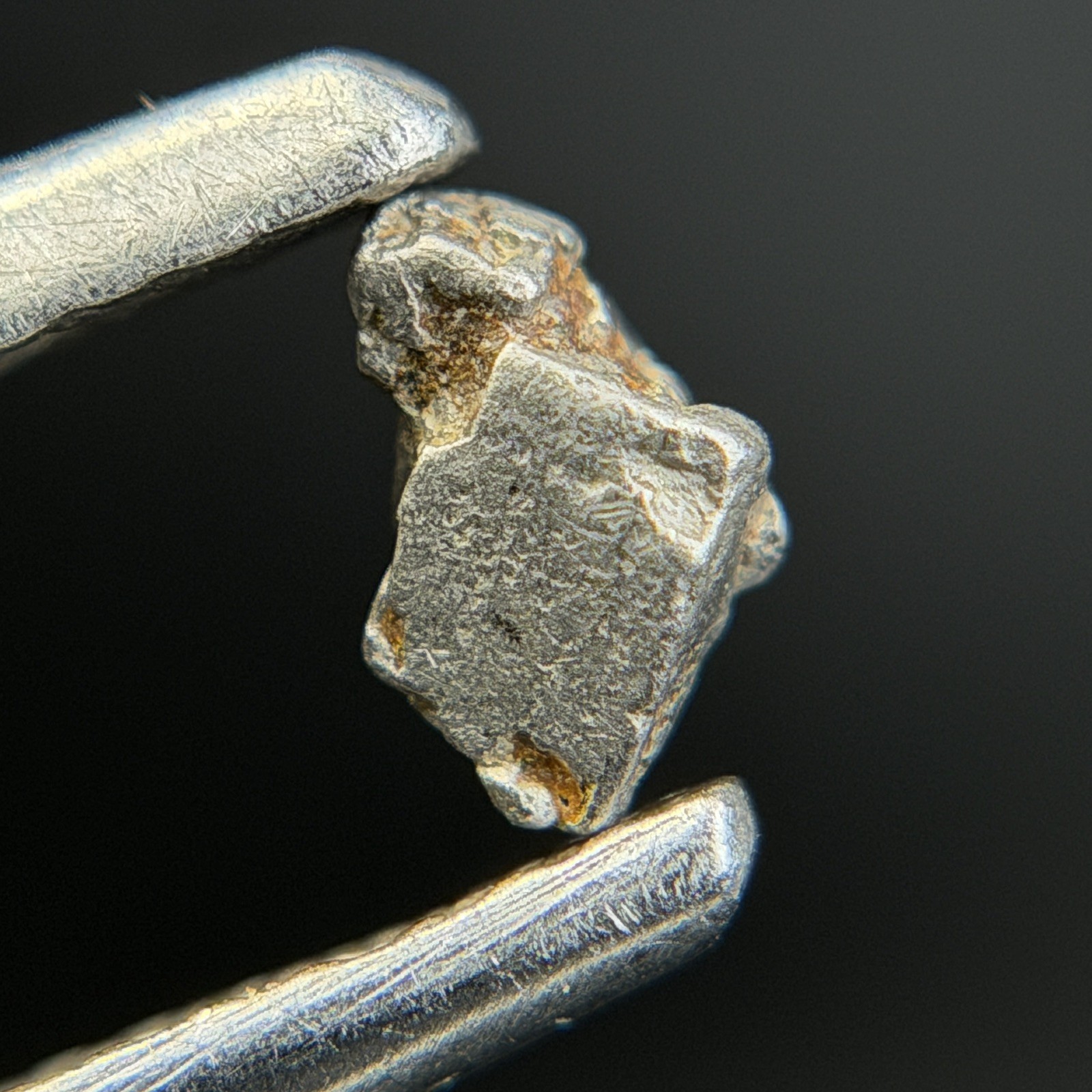 Natural Native Platinum Crystal Konder Russia Rare Metal Specimen 0.223g