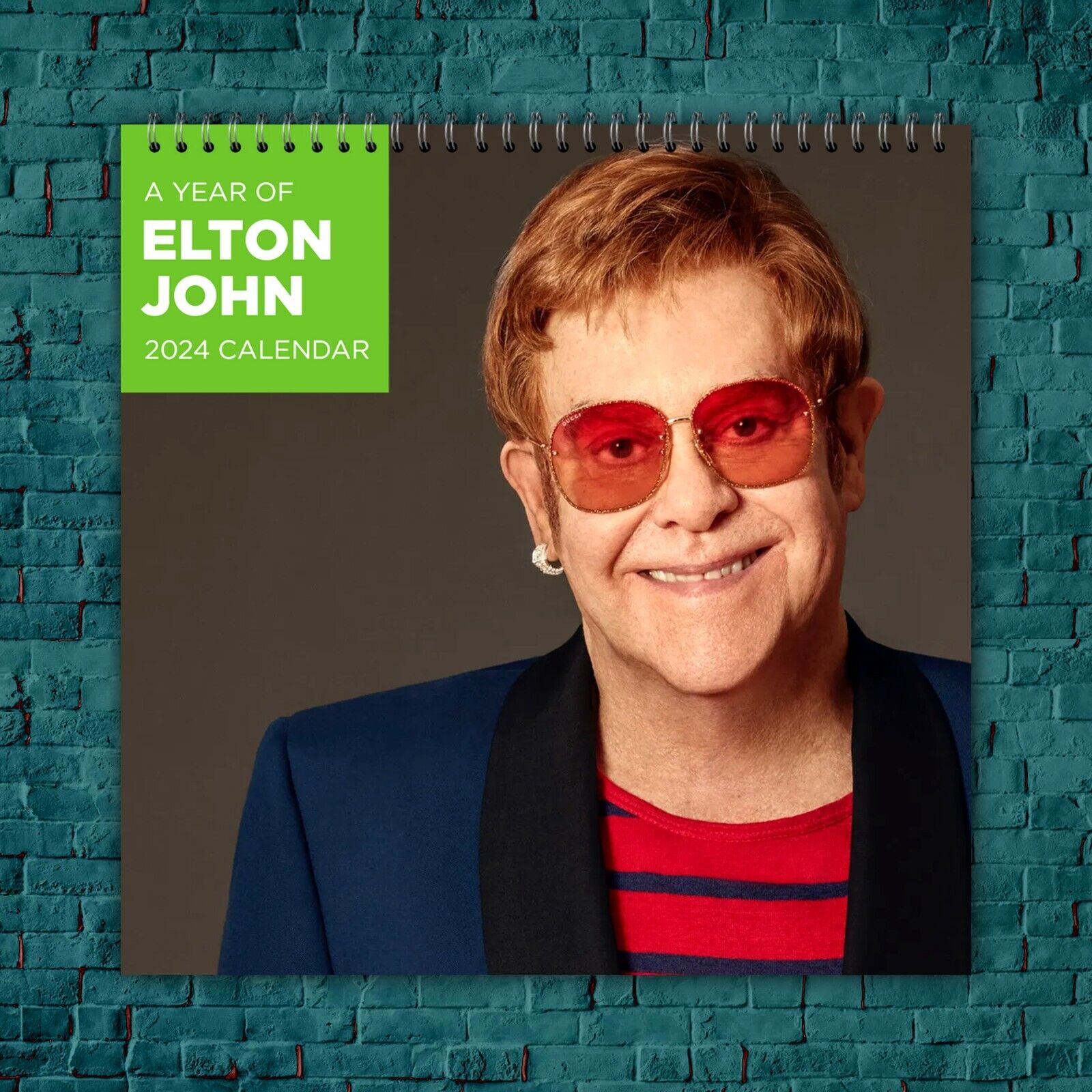 Elton John Calendar 2024 | Celebrity Calendar | Elton John 2024 Wall Calendar