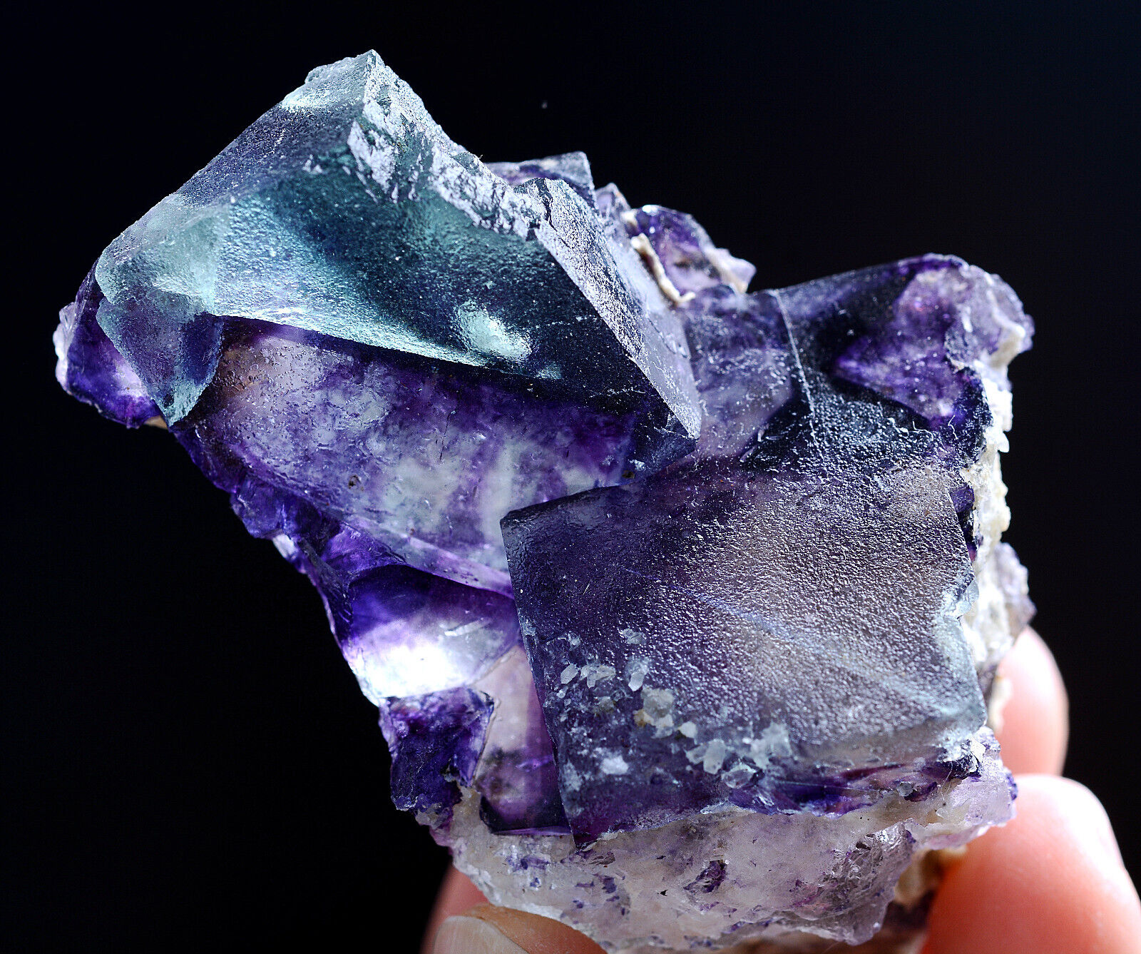 79g Natural Devil's Eye Purple FLUORITE Mineral Specimen/Inner Mongolia  China
