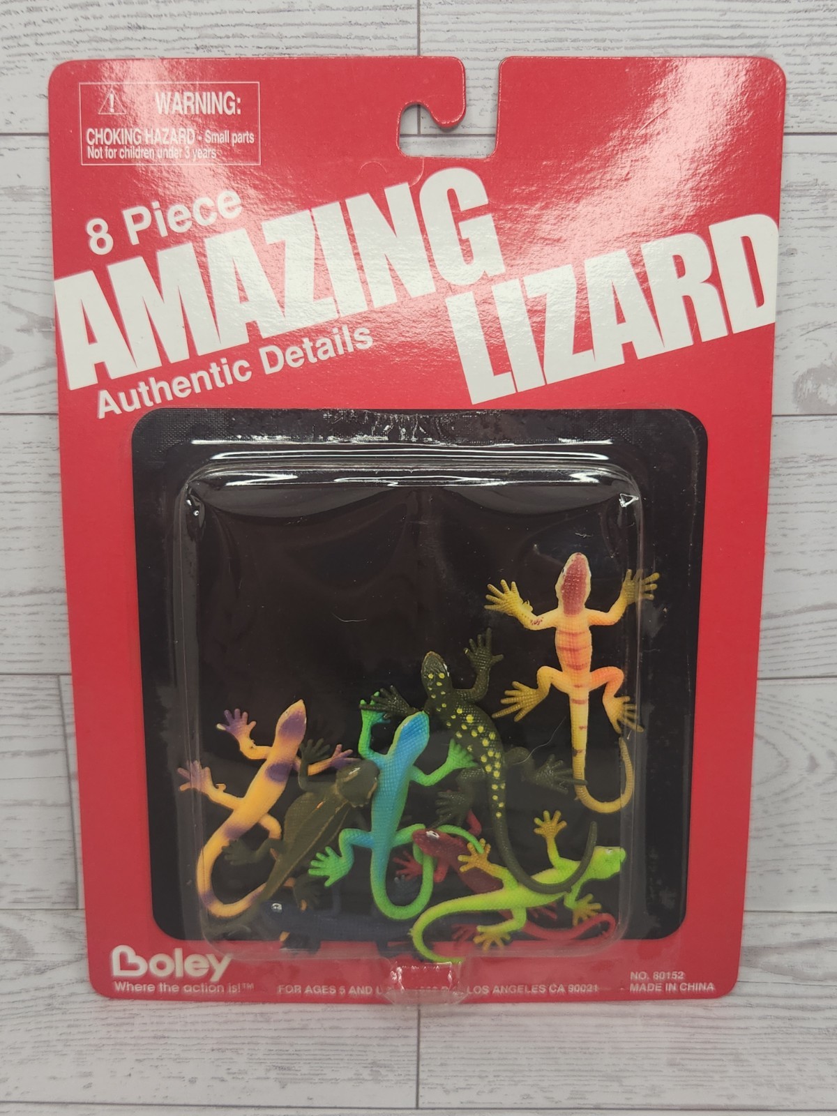 Vintage Amazing Lizard 8 PC Set by Boley 1996 NOS NIP Reptile Toys SkuB Vintage Amazing Lizard 8 PC Set by Boley 1996 NOS NIP Reptile Toys SkuB