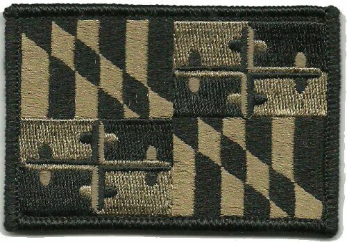 Hook Fastener Compatible Patch State Of Maryland COYOTE 3x2\