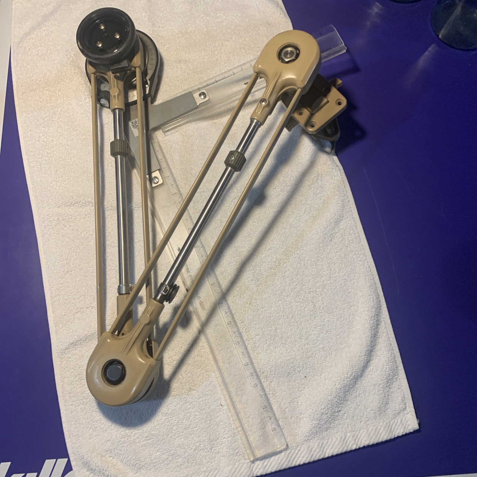 Vintage Teledyne Post Drafting Machine 9" & 15" Scales Drawing Art Architect Vintage Teledyne Post Drafting Machine 9" & 15" Scales Drawing Art Architect