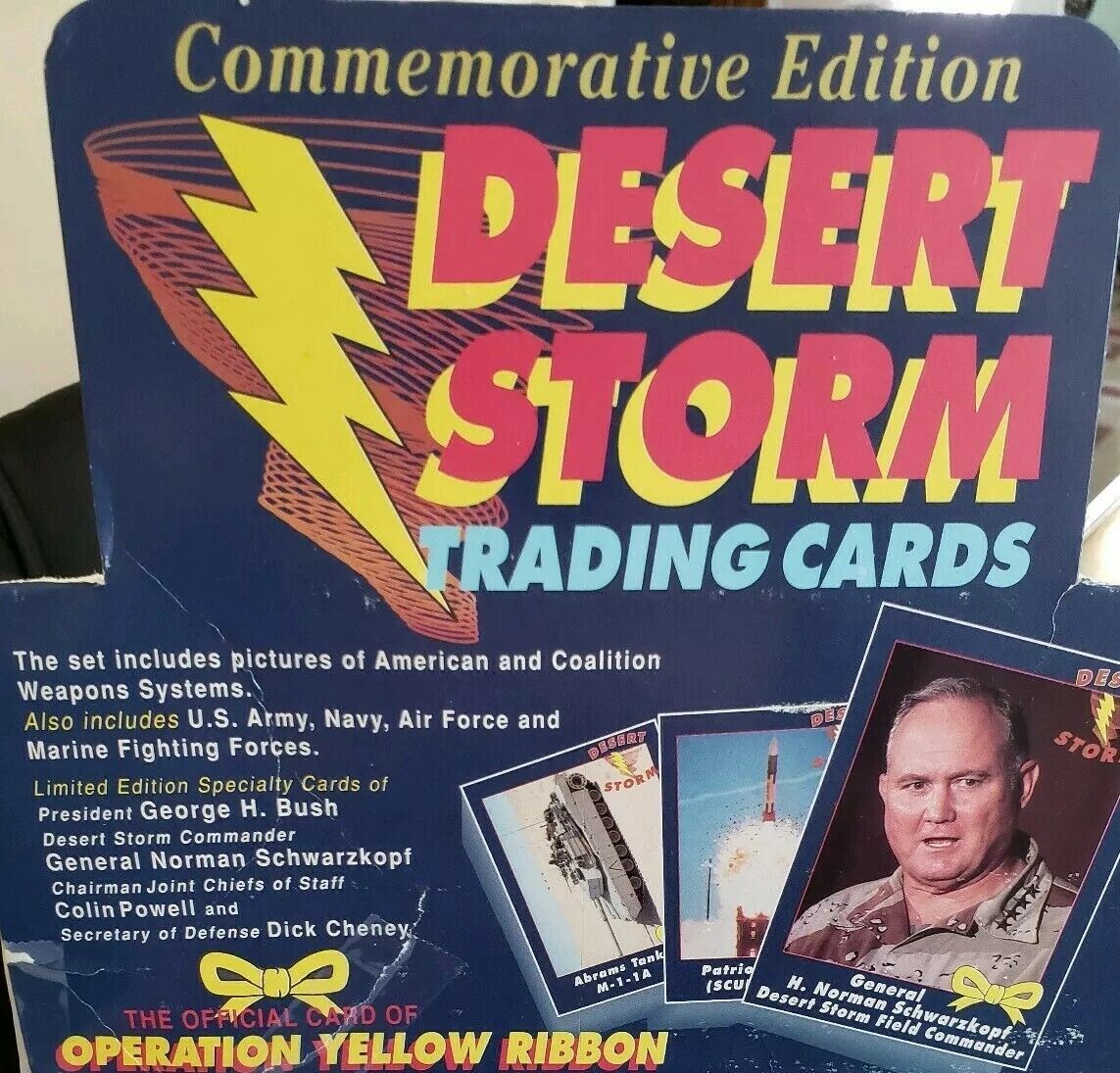 New Desert Storm Trading Cards,Operation yellow ribbon Commemorative Edition
