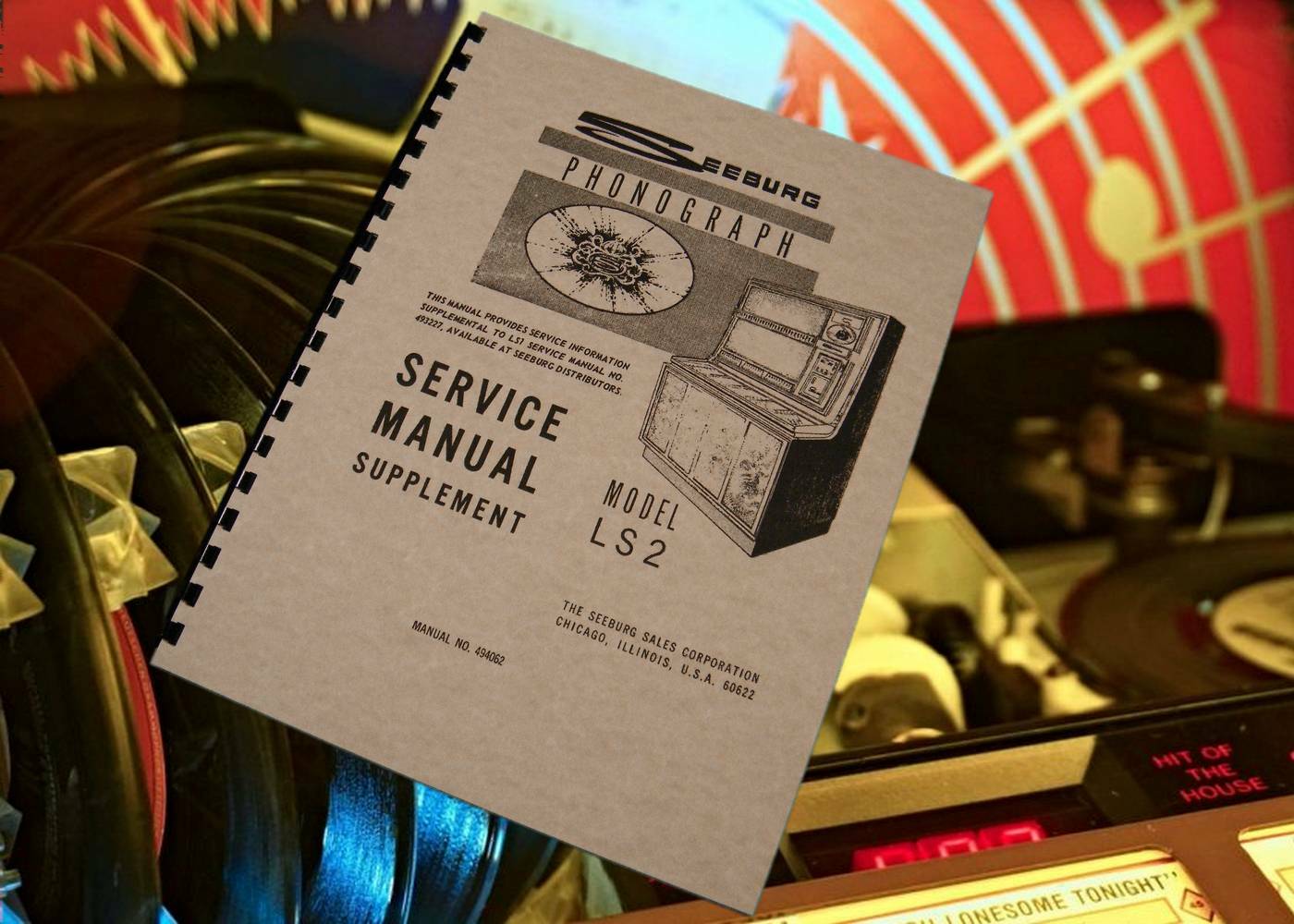 SEEBURG LS2 Supplement Jukebox Service / Owners MANUAL 39pg SEEBURG LS2 Supplement Jukebox Service / Owners MANUAL 39pg
