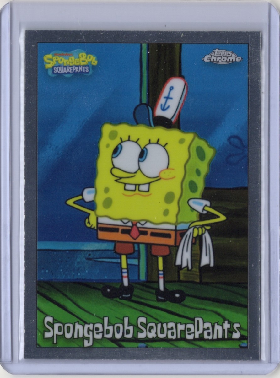2025 Topps Chrome SpongeBob SquarePants 25th #25 SpongeBob SquarePants
