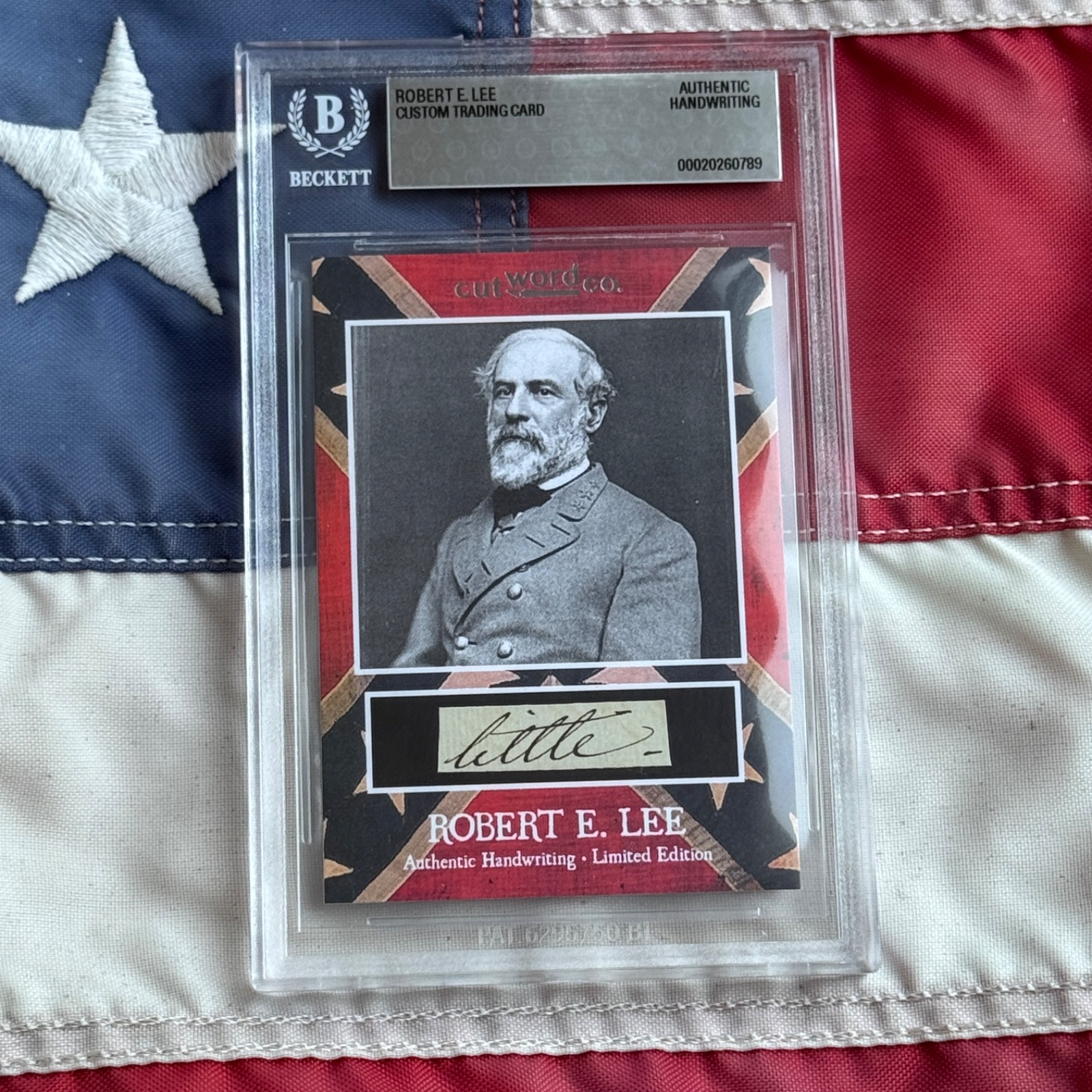 Robert E. Lee Handwritten Word Cut from Autograph Letter Signed Beckett BAS Robert E. Lee Handwritten Word Cut from Autograph Letter Signed Beckett BAS