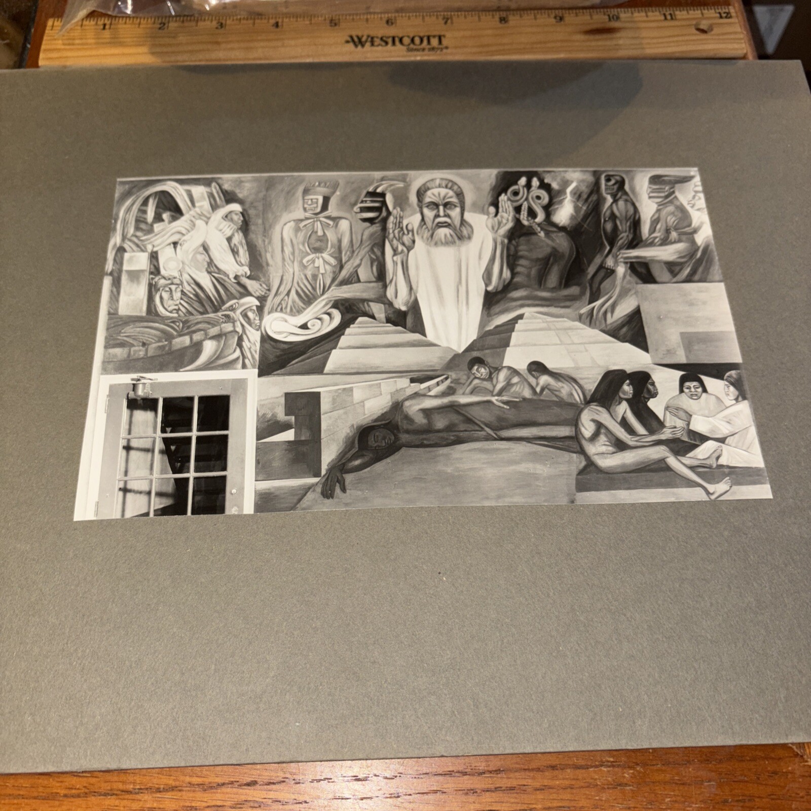 Vintage Jose Clemente Orozco Coming of Quetzalcoatl Dartmouth Library Photo Vintage Jose Clemente Orozco Coming of Quetzalcoatl Dartmouth Library Photo