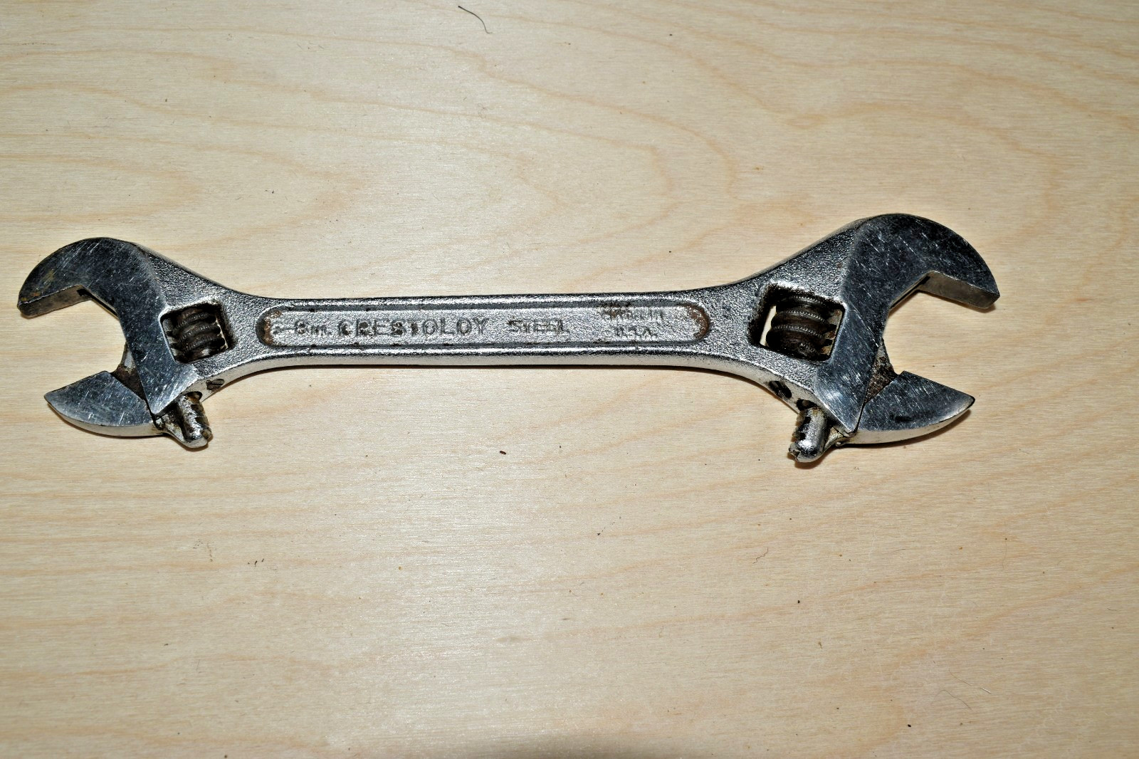 Vintage CRESCENT TOOL 6-8" Steel Double Ended Adjustable Wrench Jamestown USA Vintage CRESCENT TOOL 6-8" Steel Double Ended Adjustable Wrench Jamestown USA