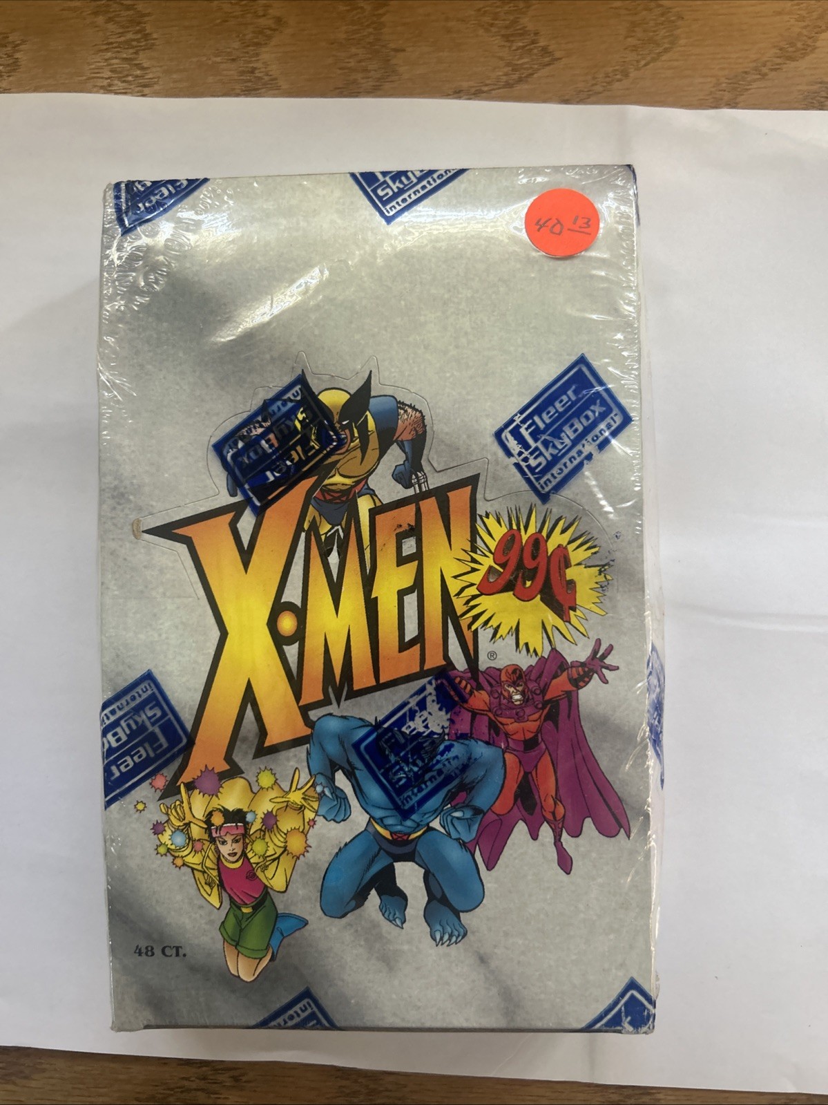 1997 Fleer Skybox X-Men Trading Cards Factory Sealed Hobby Box 48 Packs RARE 1997 Fleer Skybox X-Men Trading Cards Factory Sealed Hobby Box 48 Packs RARE