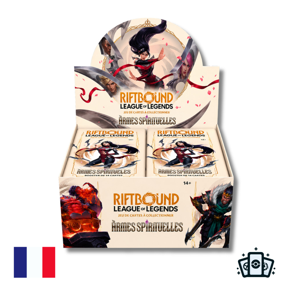 League of Legends Riftbound Display Set 2: Spirit Weapons - French League of Legends Riftbound Display Set 2: Spirit Weapons - French