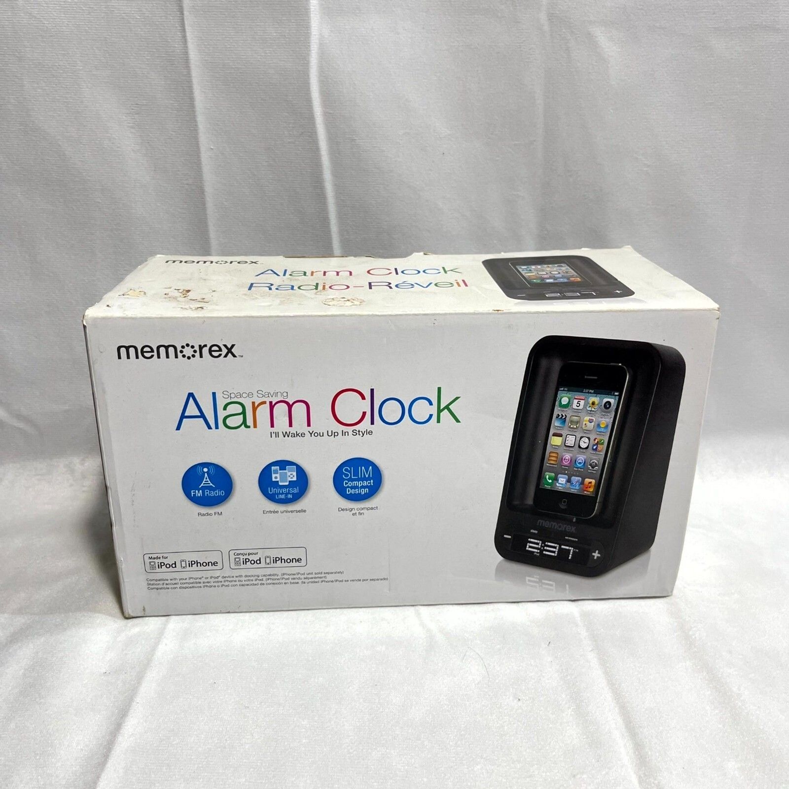 Memorex Old Alarm Clock New in Box