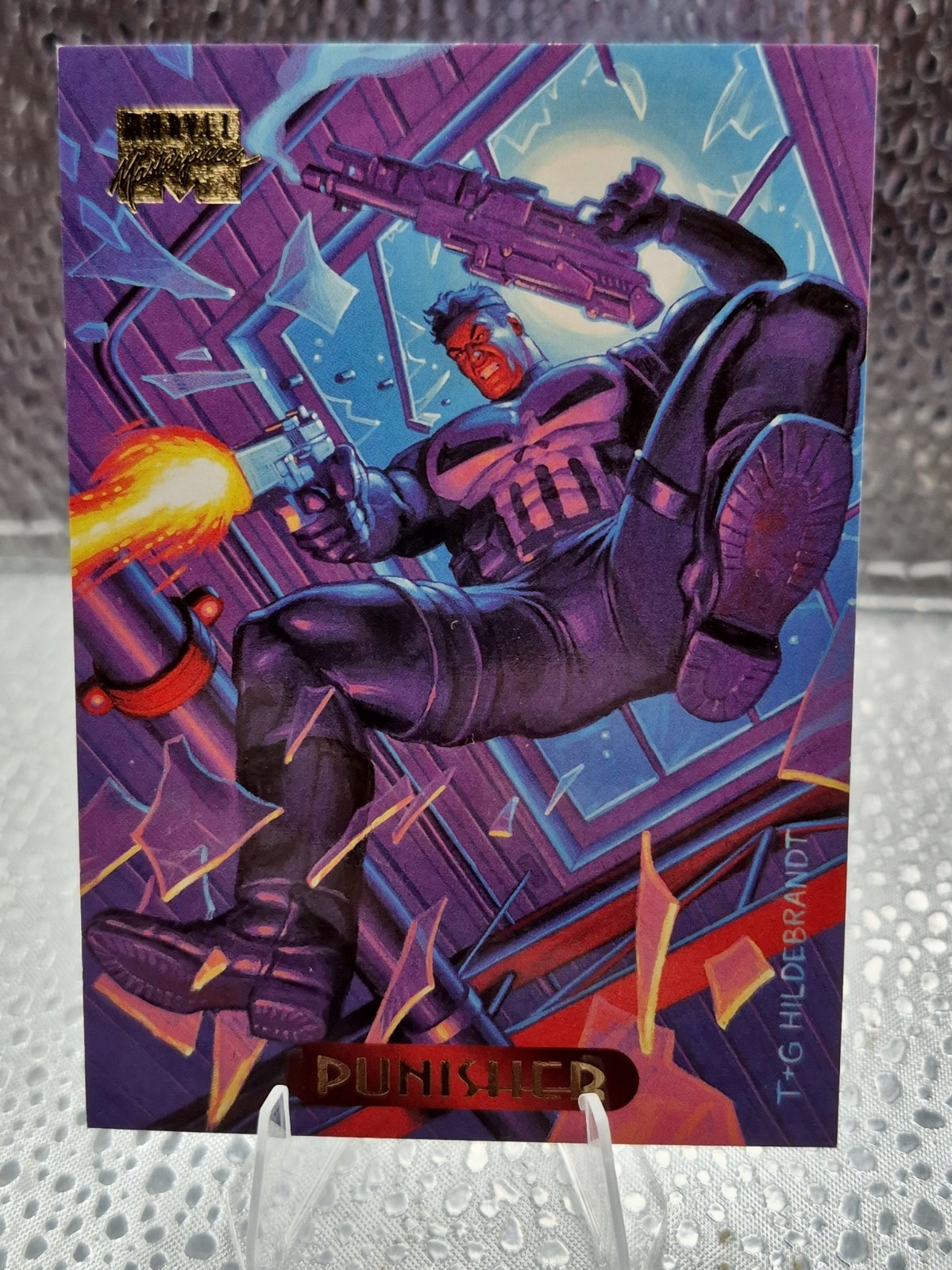 1994 Fleer Marvel Masterpieces Punisher #94 Hildebrandt 1994 Fleer Marvel Masterpieces Punisher #94 Hildebrandt