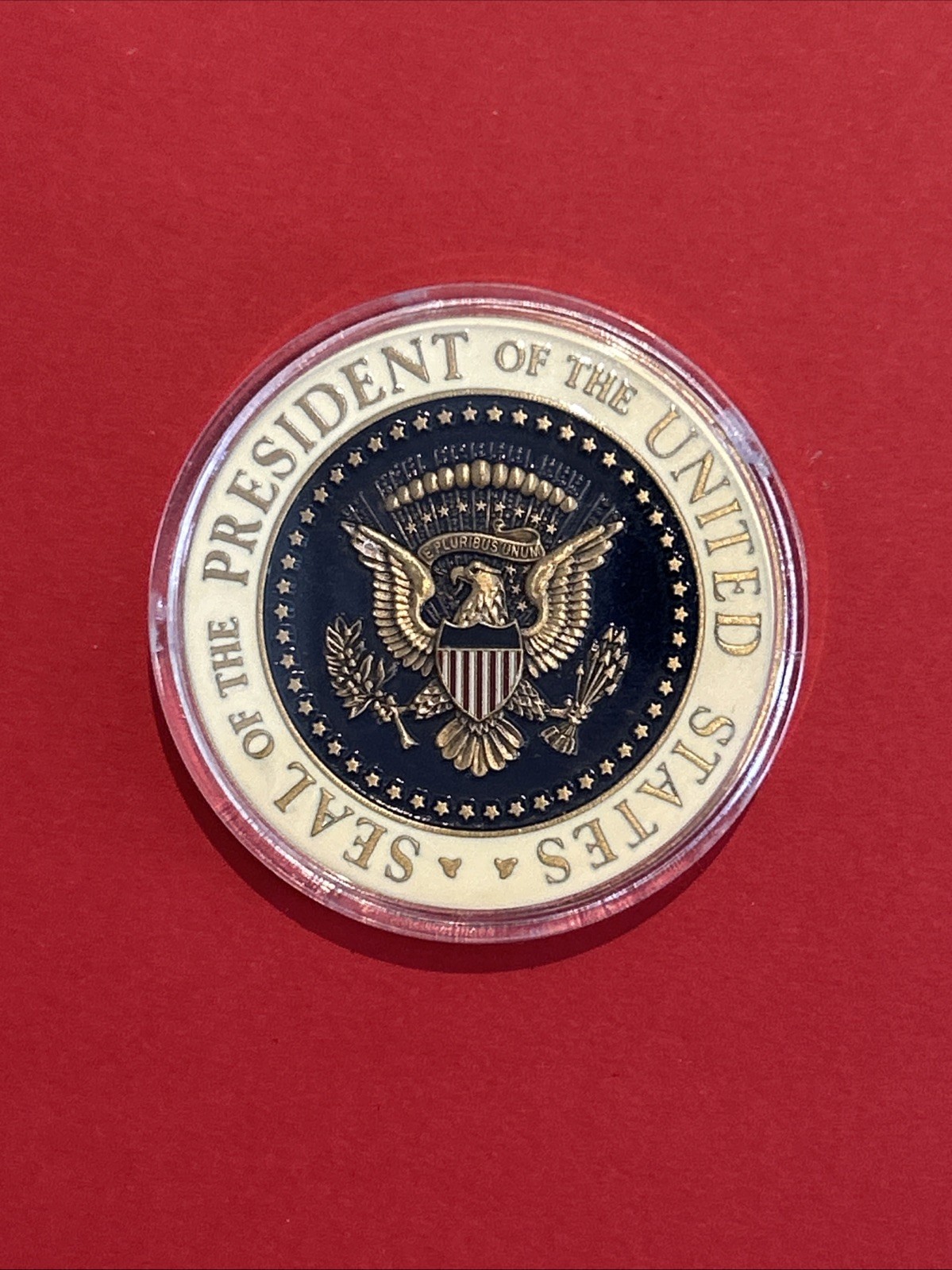 100% Authentic 43rd President George W. Bush Official Challenge Coin POTUS Gift 100% Authentic 43rd President George W. Bush Official Challenge Coin POTUS Gift