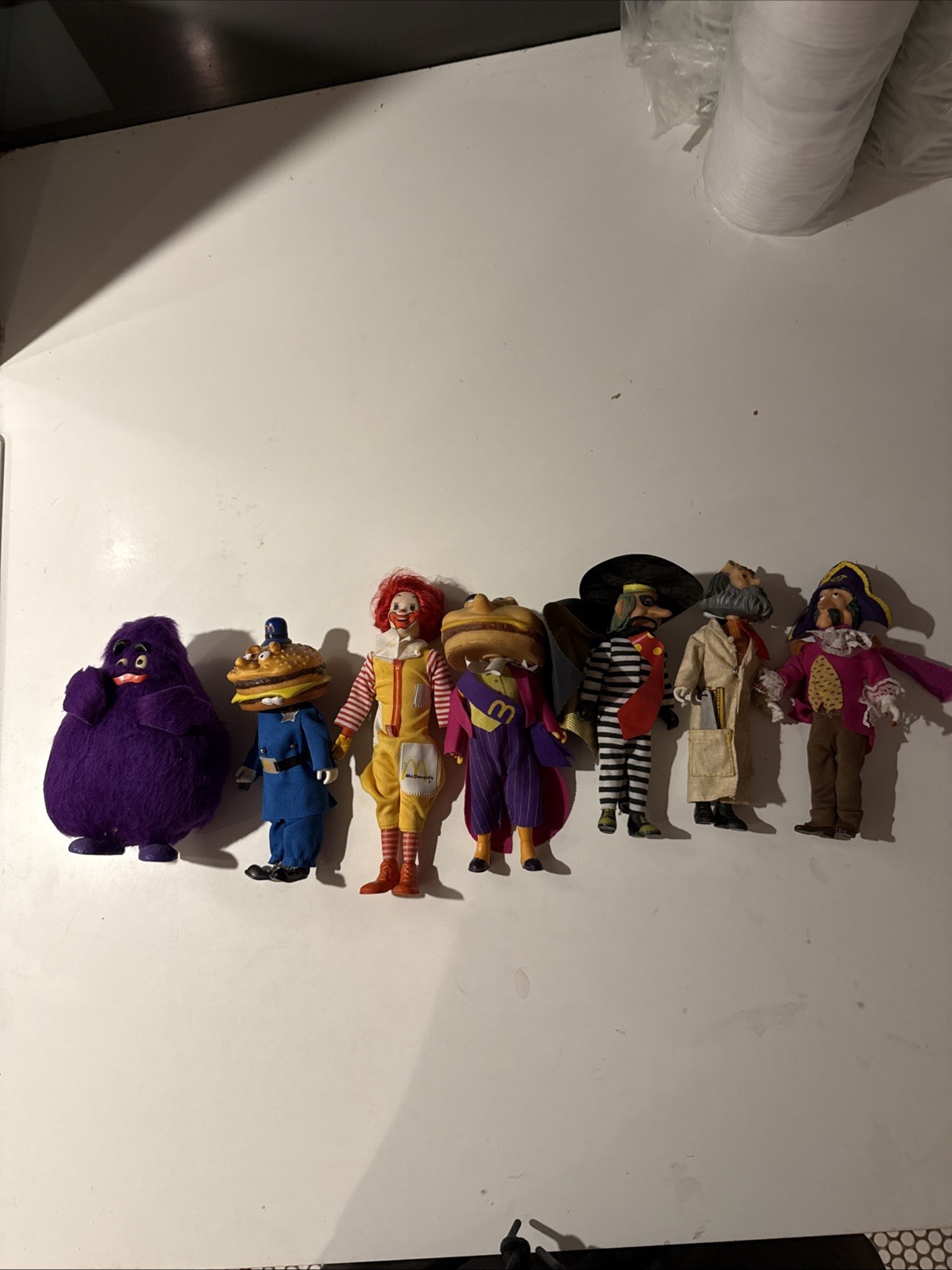 McDonald's Vintage Full Set Of 7 Ronald McDonald Grimace Ect RARE REMCO 1976 McDonald's Vintage Full Set Of 7 Ronald McDonald Grimace Ect RARE REMCO 1976