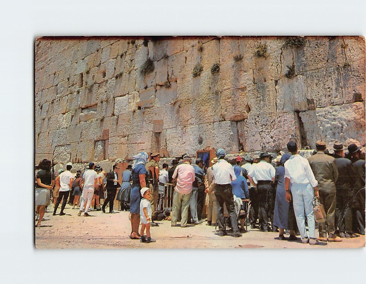 Postcard The Western Wall Jerusalem Israel