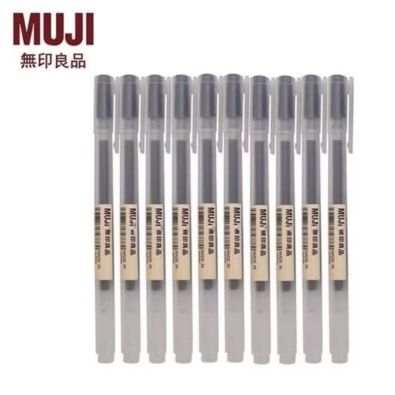 10PCS OLD Style Muji Gel Ink Pen Ballpoint Pens 0.38/0.5mm Smooth WritingRefills 10PCS OLD Style Muji Gel Ink Pen Ballpoint Pens 0.38/0.5mm Smooth WritingRefills