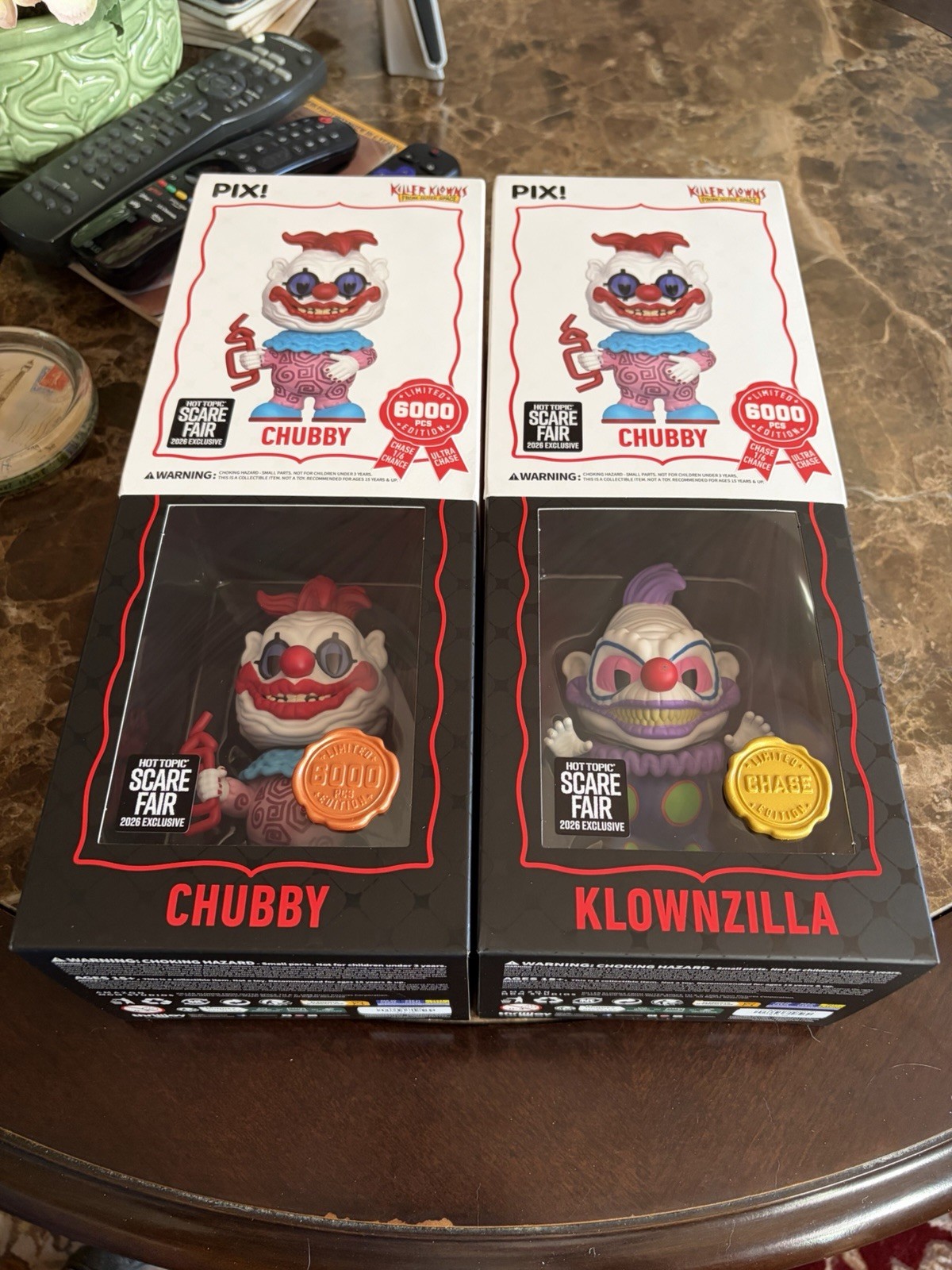 Hot Topic Scare Fair 2026 CHASE Klownzilla/Chubby Hero Exclusive Thrilljoy 🔥