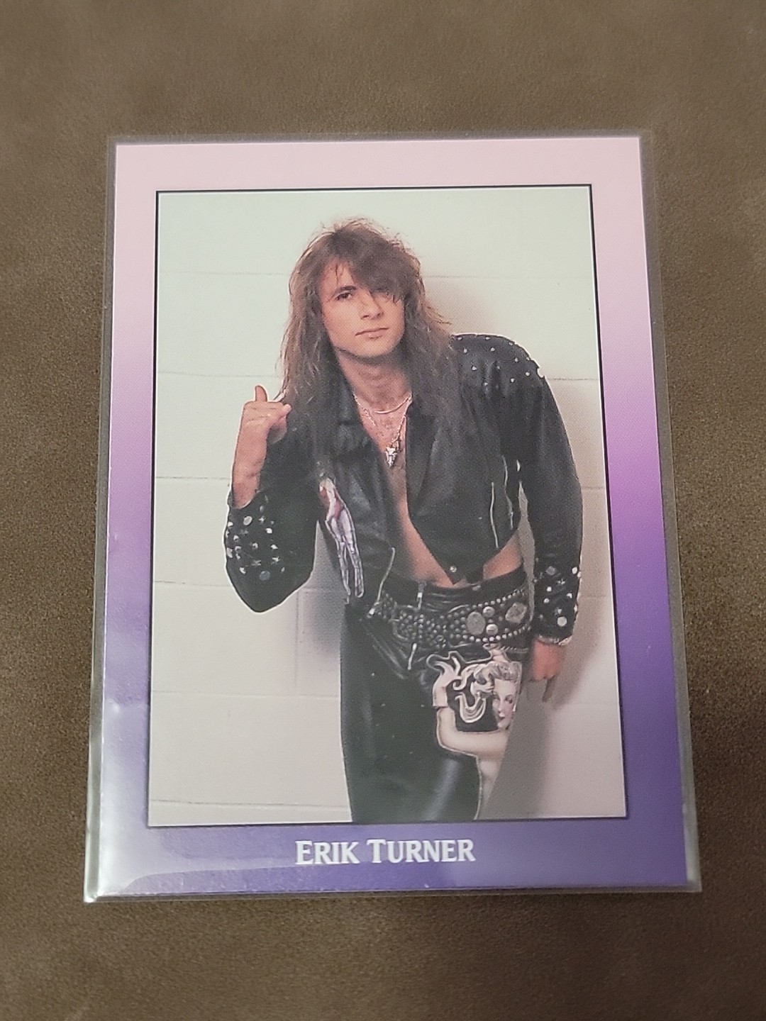 1990 Brockum Rockcards Erik Turner 1990 Brockum Rockcards Erik Turner