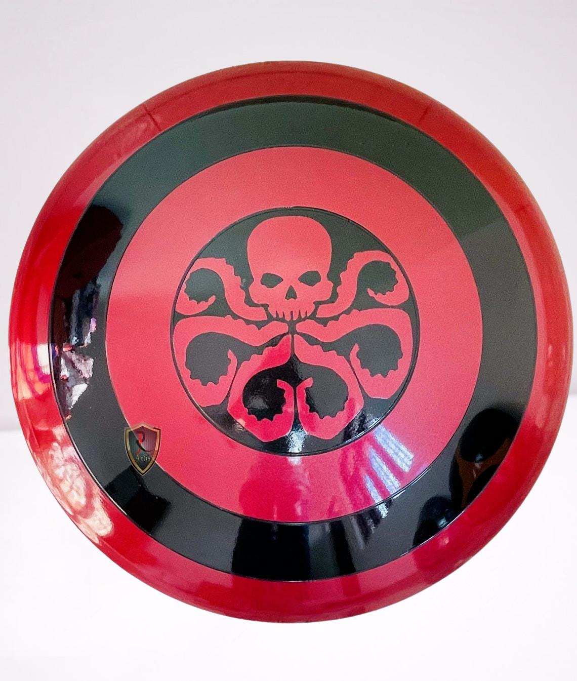 Captain America Hydra Shield Marvel's Shield MCU Metal Prop Movie Replica Captain America Hydra Shield Marvel's Shield MCU Metal Prop Movie Replica