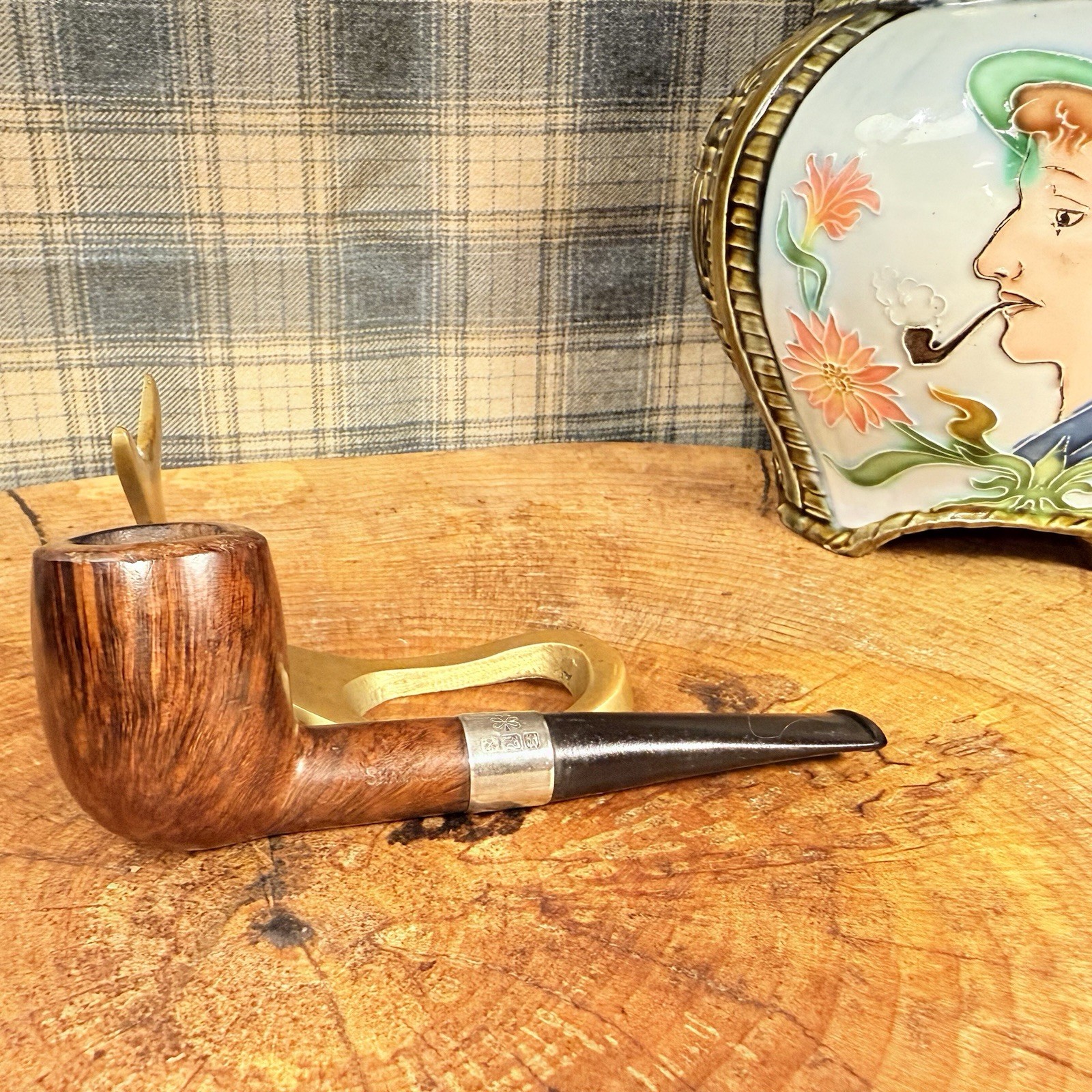 Vintage 1940s/50’s Peterson Shamrock Pre-Republic Billiard (5) Estate Tobac Pipe Vintage 1940s/50’s Peterson Shamrock Pre-Republic Billiard (5) Estate Tobac Pipe