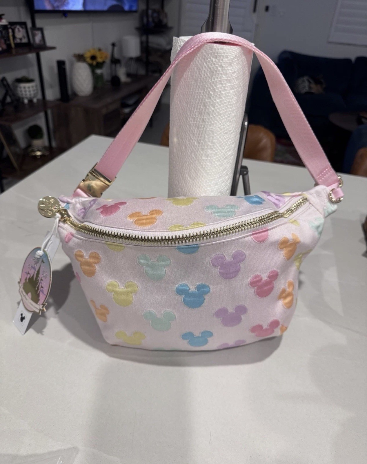 2026 Disney Stoney Clover Lane Pastel Mickey Mouse Icon Hip Fanny Pack Jumbo NWT 2026 Disney Stoney Clover Lane Pastel Mickey Mouse Icon Hip Fanny Pack Jumbo NWT