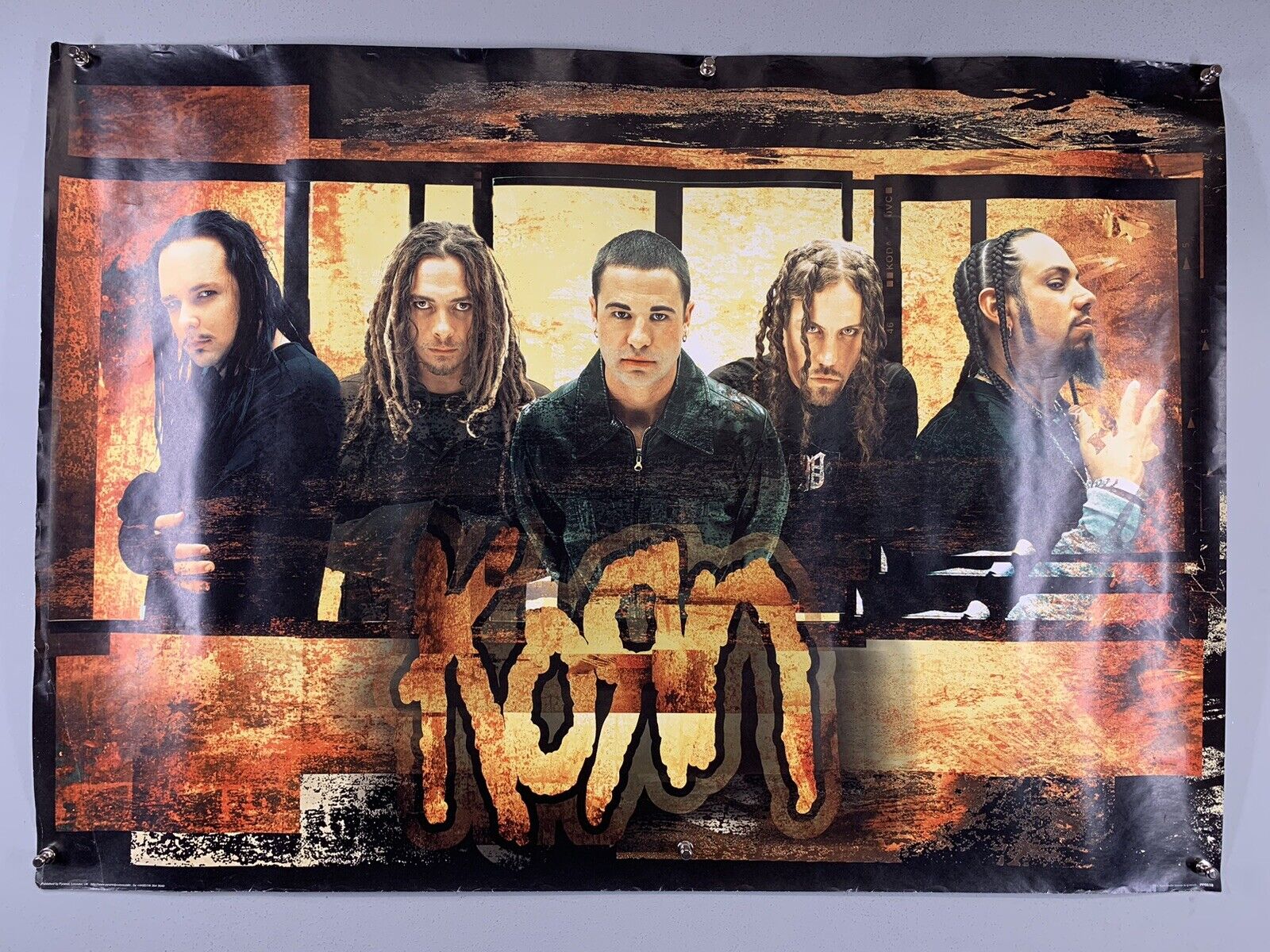 Korn Poster Vintage Original Pyramid Posters Leicester UK Here to Stay 2002