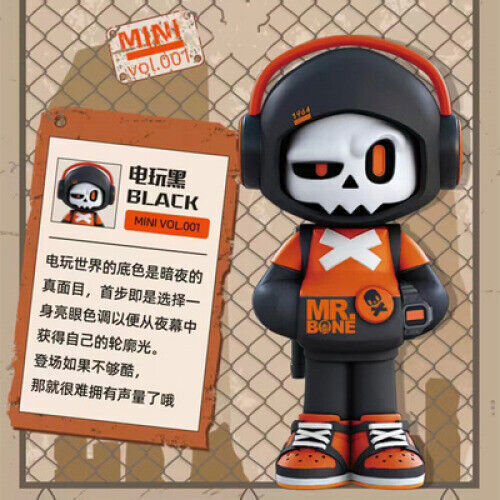 Authentic Mr.bone Mini Space Series Confirmed Blind Box Figure Hot Toys Gift！