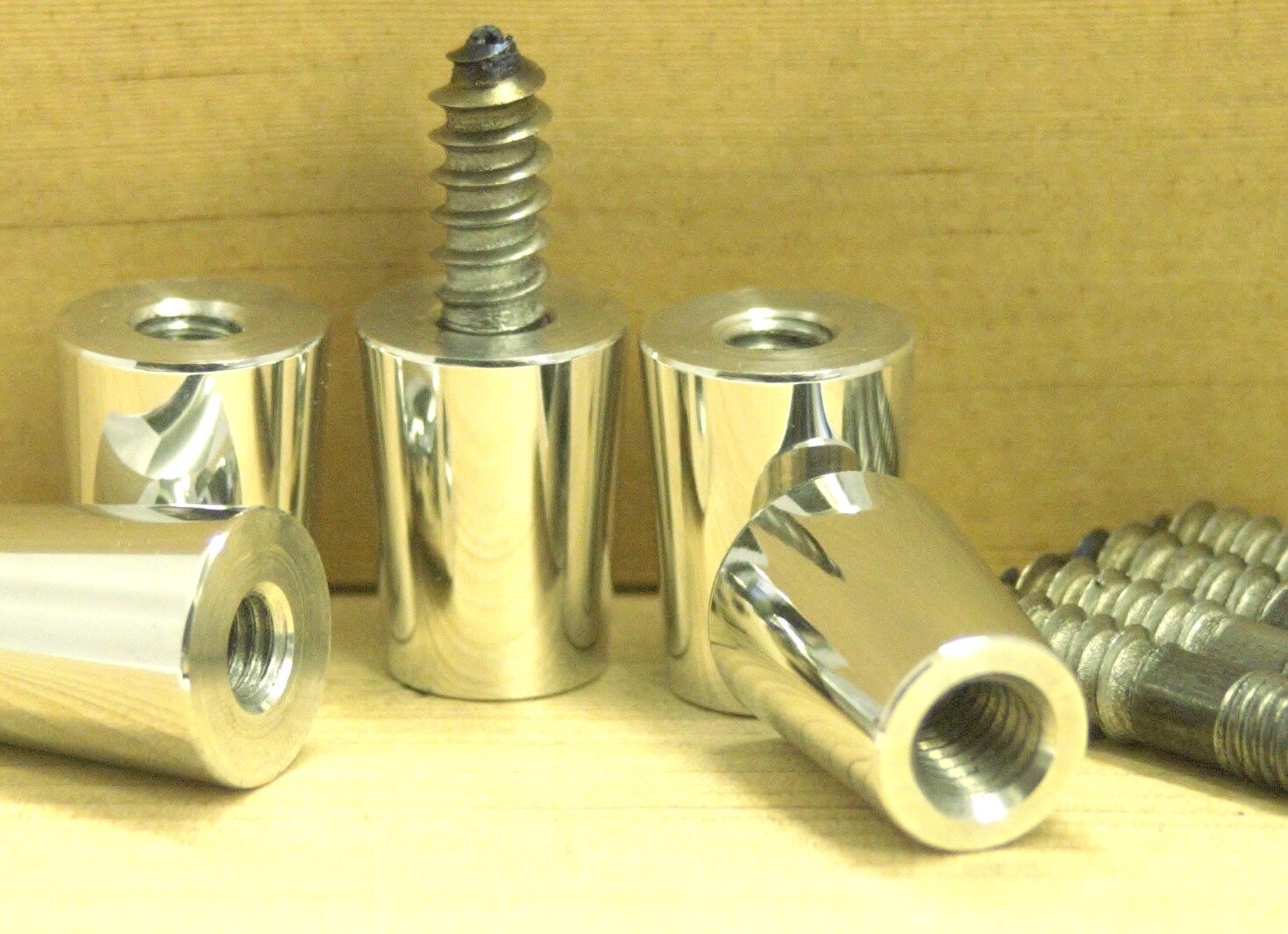 25 Pack Beer Tap Handle Ferrule 3/8"-16 with 5/16"X1.5" Hanger Bolt Repair Part 25 Pack Beer Tap Handle Ferrule 3/8"-16 with 5/16"X1.5" Hanger Bolt Repair Part