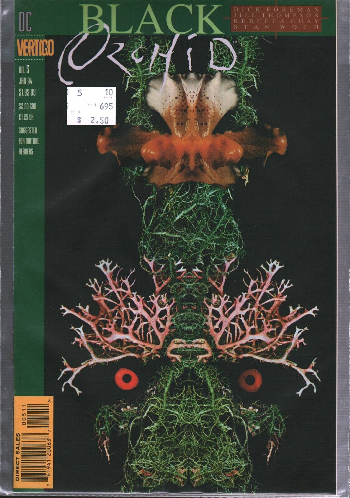 Vertigo/DC Comics Black Orchid Comic Book Issue #5 (1994) High Grade