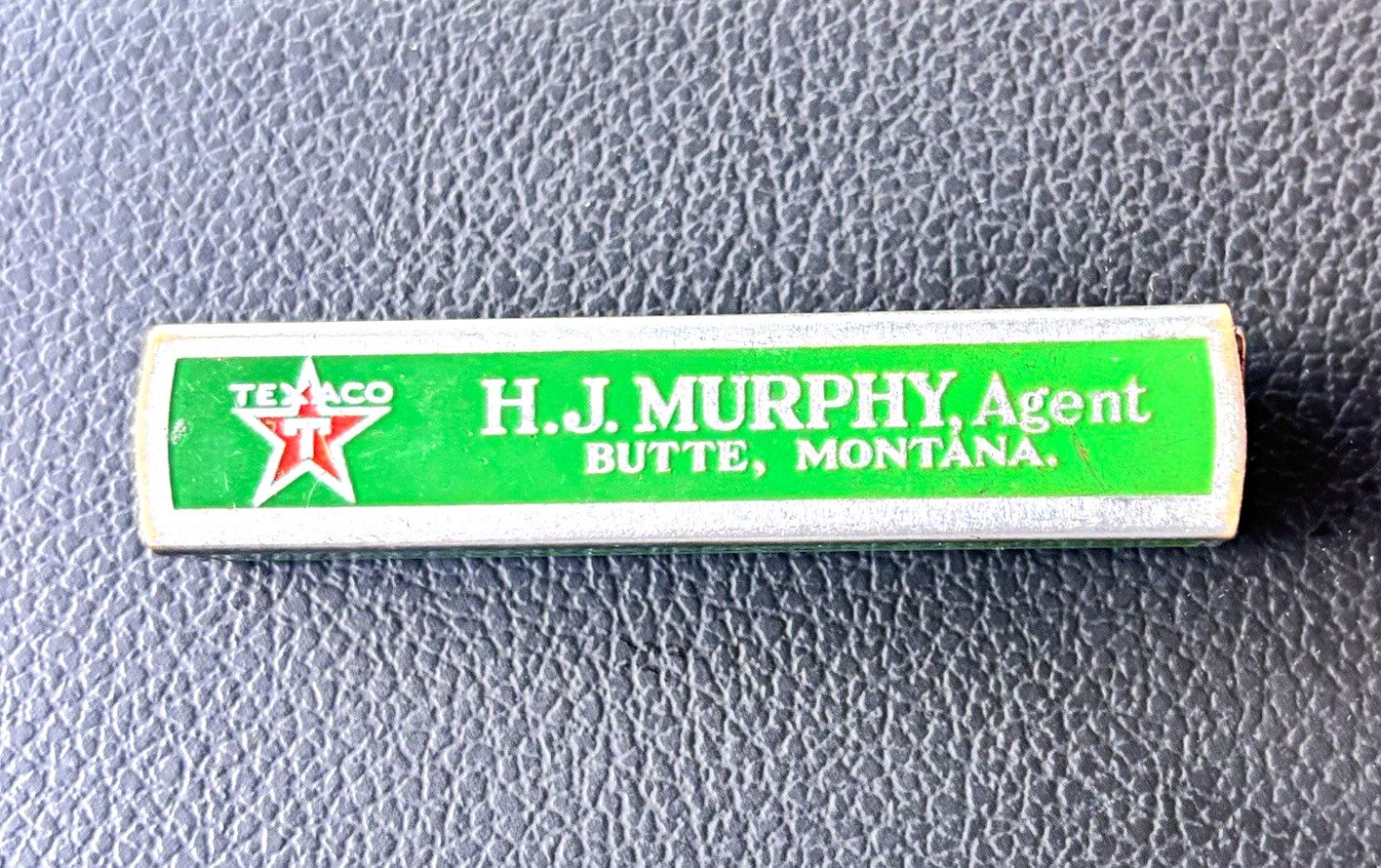 Texaco Vintage H.J. Murphy Agent Butte, Montana Bottle Opener Breweriana Texaco Vintage H.J. Murphy Agent Butte, Montana Bottle Opener Breweriana
