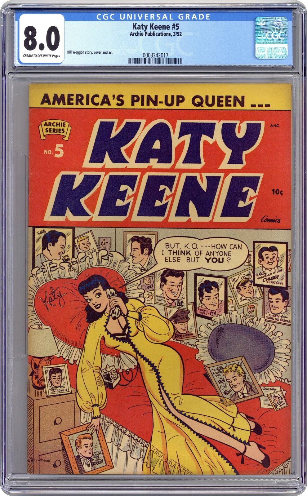Katy Keene #5 CGC 8.0 1952 0003342017