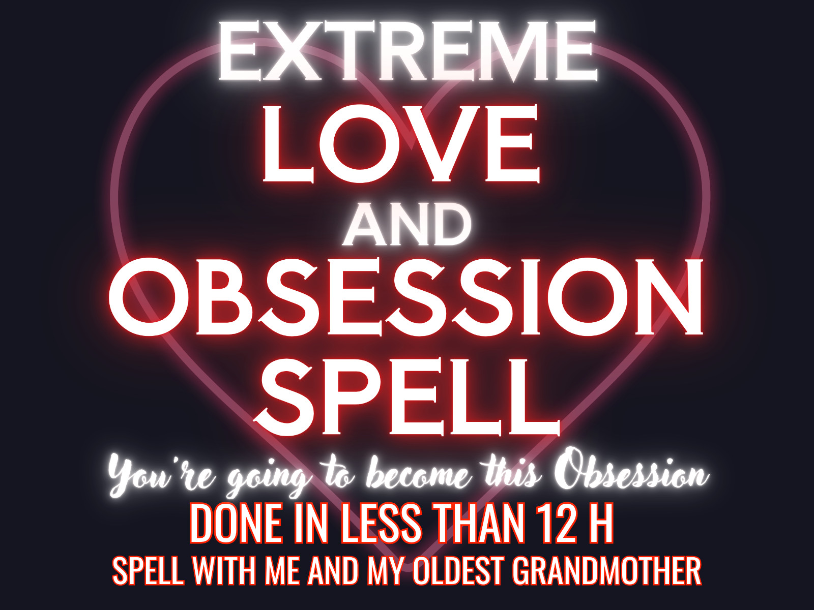 Extreme LOVE and OBSESSION Spell, Deep Devotional Love Ritual, Most Attraction Extreme LOVE and OBSESSION Spell, Deep Devotional Love Ritual, Most Attraction