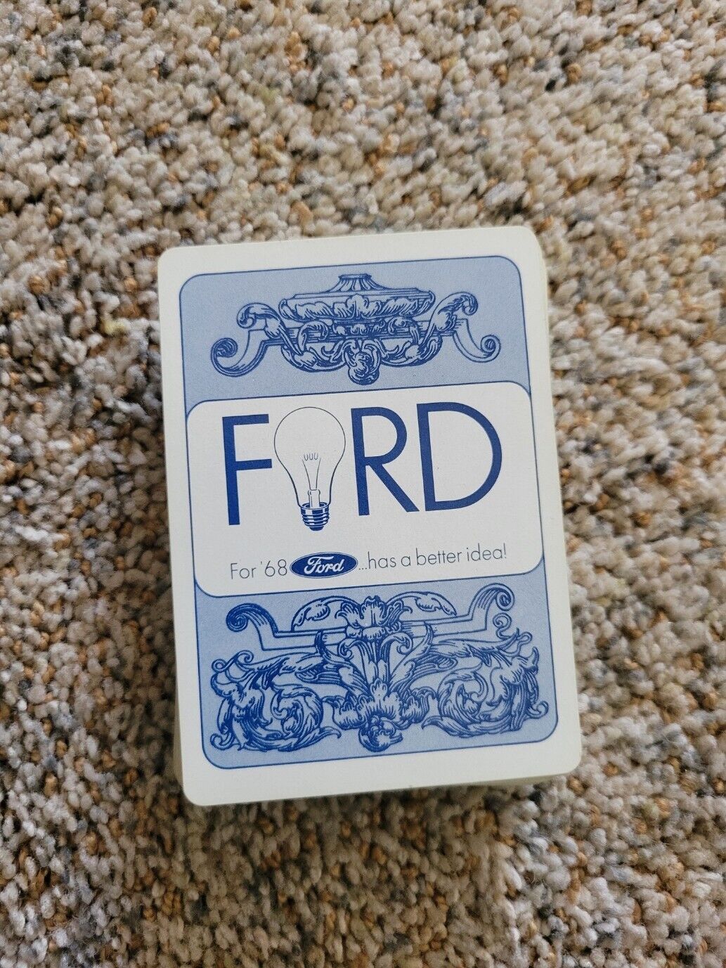 RARE Vintage 1968 Ford Deck Of Playing Cards