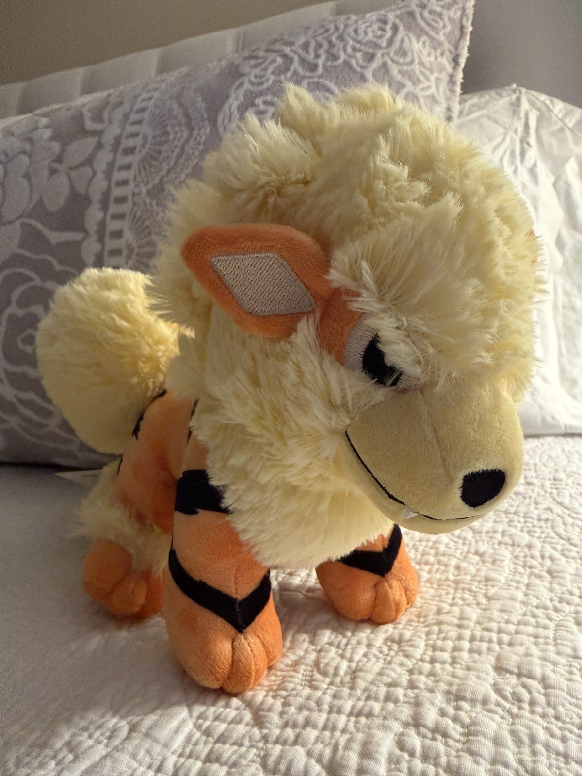 2015 Pokemon Center Arcanine Plush Discontinued Rare - 