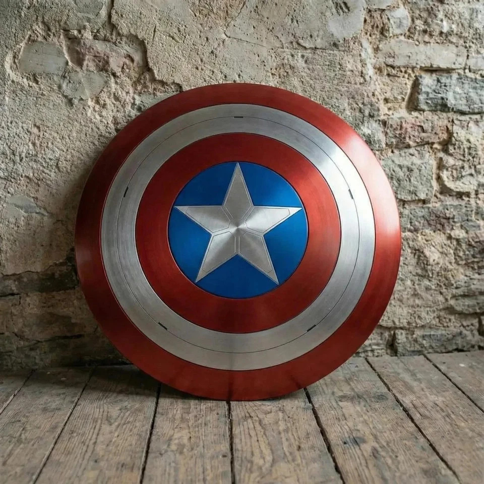Captain America Shield 24" Metal Prop Replica Full Size Marvel MCU Cosplay Adult