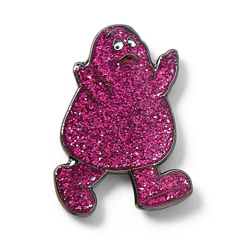 McDonald's GLITTER Grimace Lapel Pin - Brand New McDonald's GLITTER Grimace Lapel Pin - Brand New