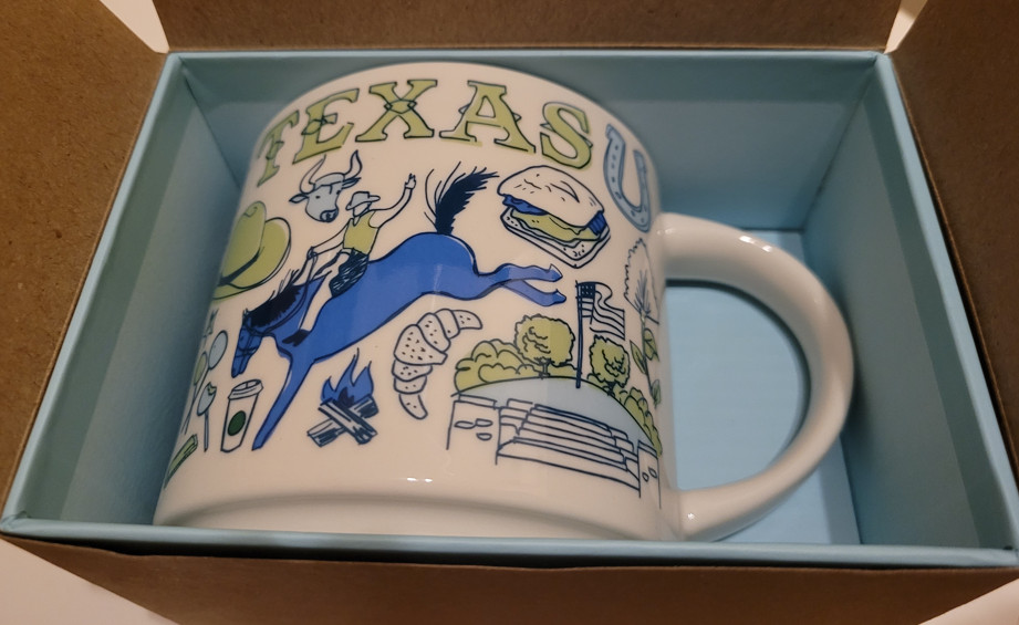 Very Rare - Starbucks Texas V3 Mug 14oz Very Rare - Starbucks Texas V3 Mug 14oz