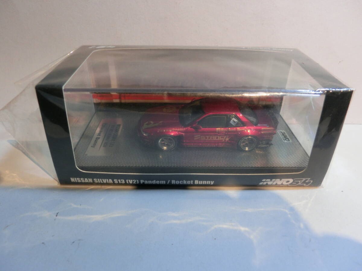 INNO64 1/64 Nissan Silvia S13 Rocket Bunny V2 Red Meta Rare14Y+ JAPAN INNO64 1/64 Nissan Silvia S13 Rocket Bunny V2 Red Meta Rare14Y+ JAPAN