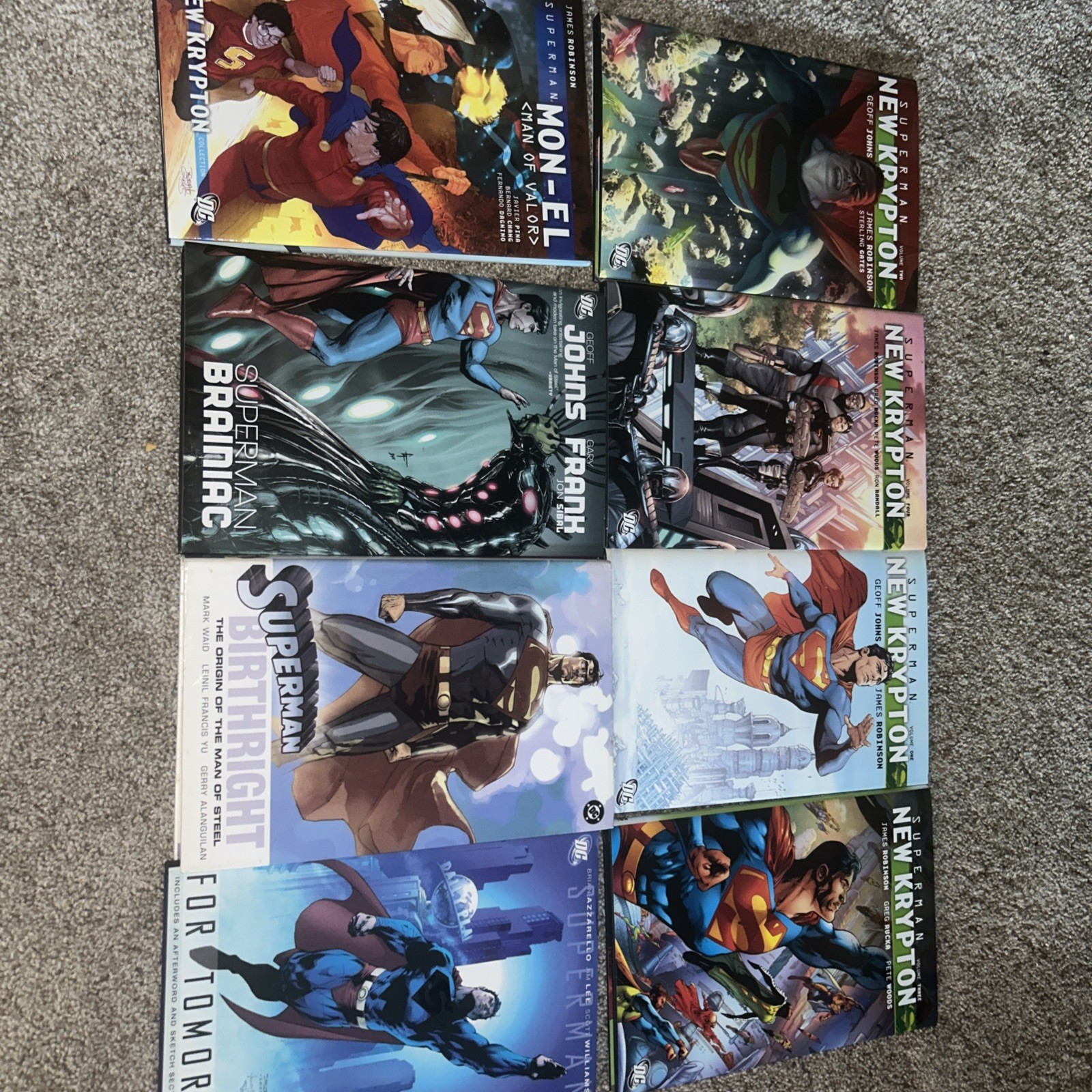 Superman: New Krypton LOT , Birthright, For Tomorrow, Brainiac Superman: New Krypton LOT , Birthright, For Tomorrow, Brainiac